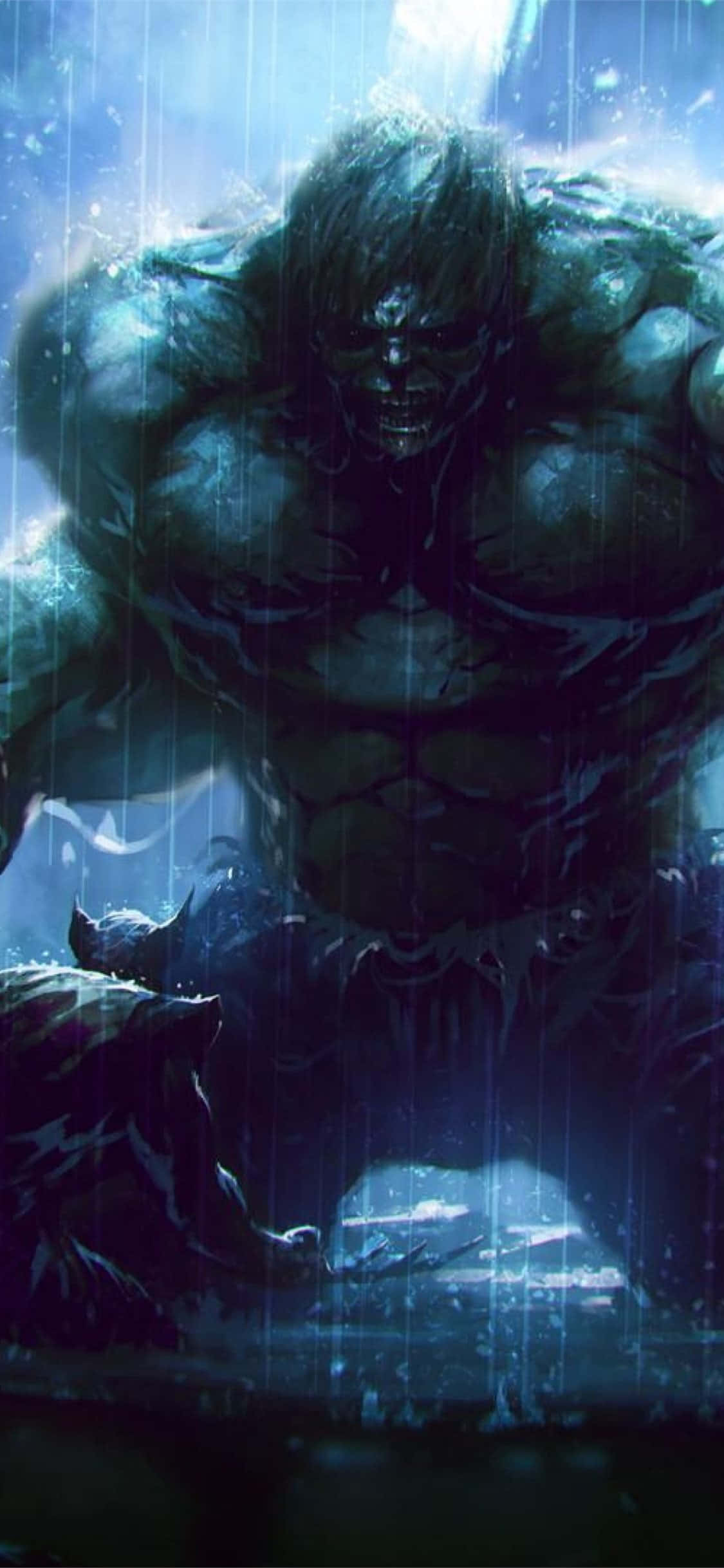 " Hulk smashing his way to justice!" Wallpaper