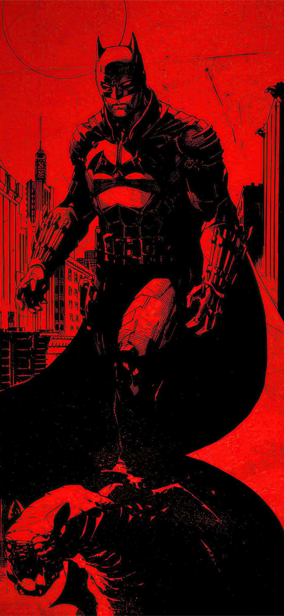 Humanda Kang Maging Kamangha Gamit ang Kahanga-hangang Batman iPhone! Wallpaper