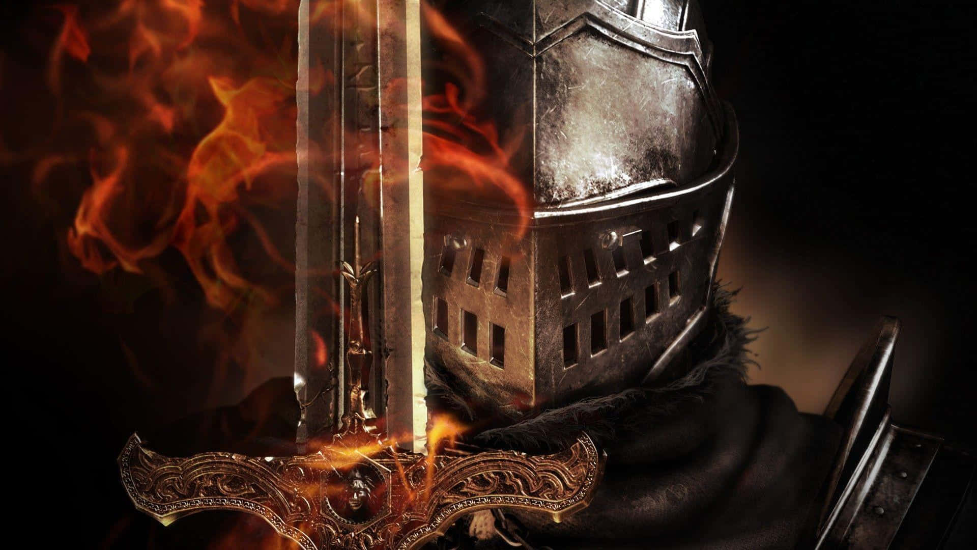 Humanda nang mamatay at harapin ang mahirap na paglalakbay na tinatawag na Dark Souls. Wallpaper