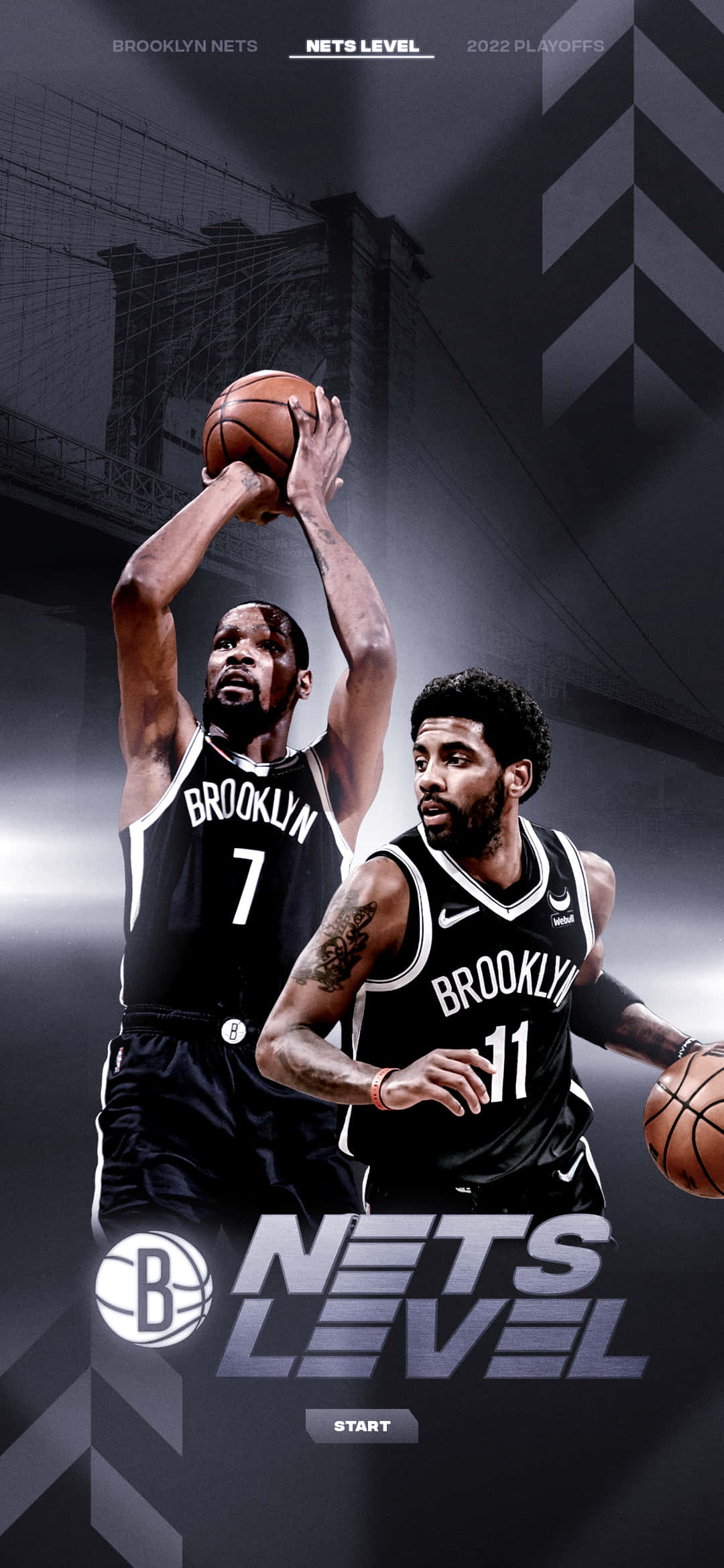 Humanda Para sa Aksyon ng Brooklyn Nets Wallpaper