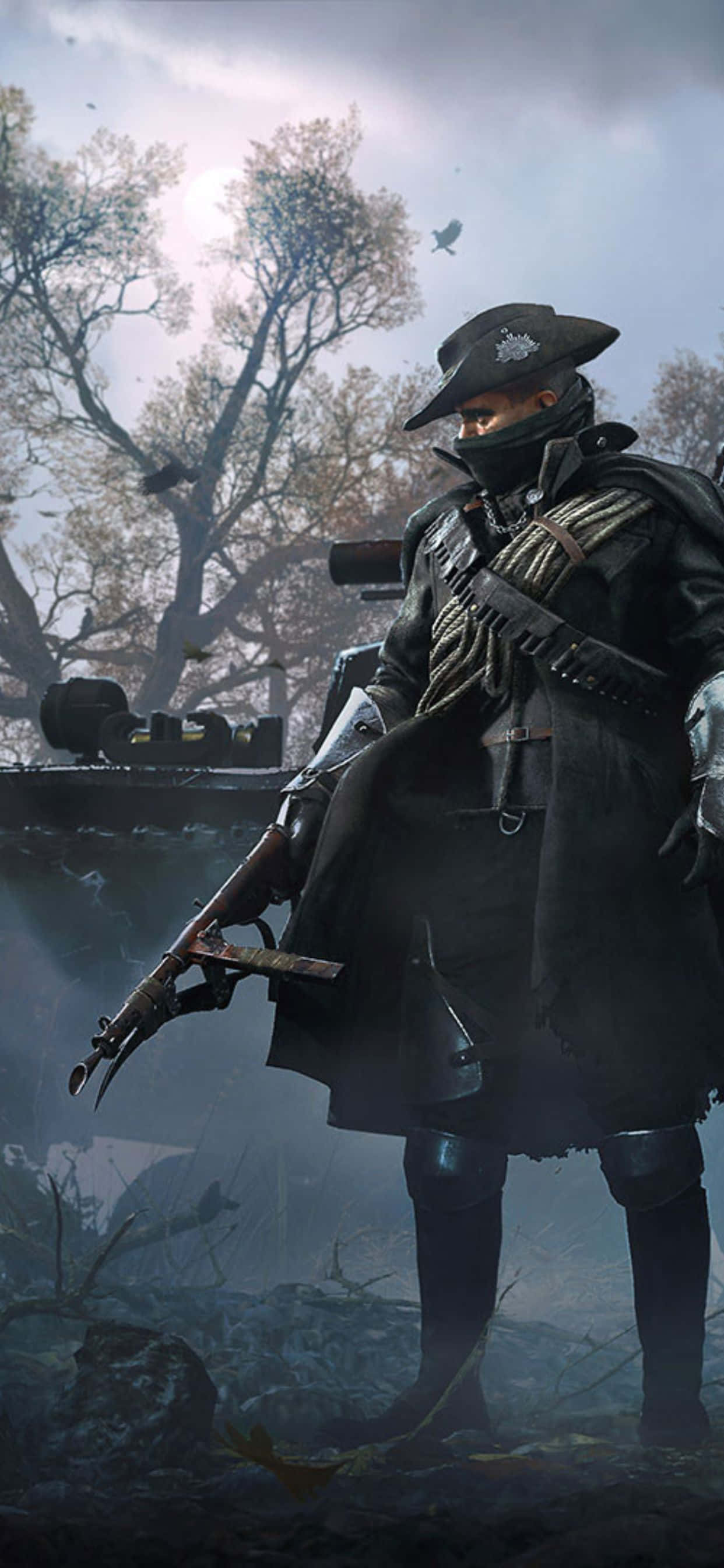 Humanda para sa Aksyon sa HD Battlefield V Wallpaper