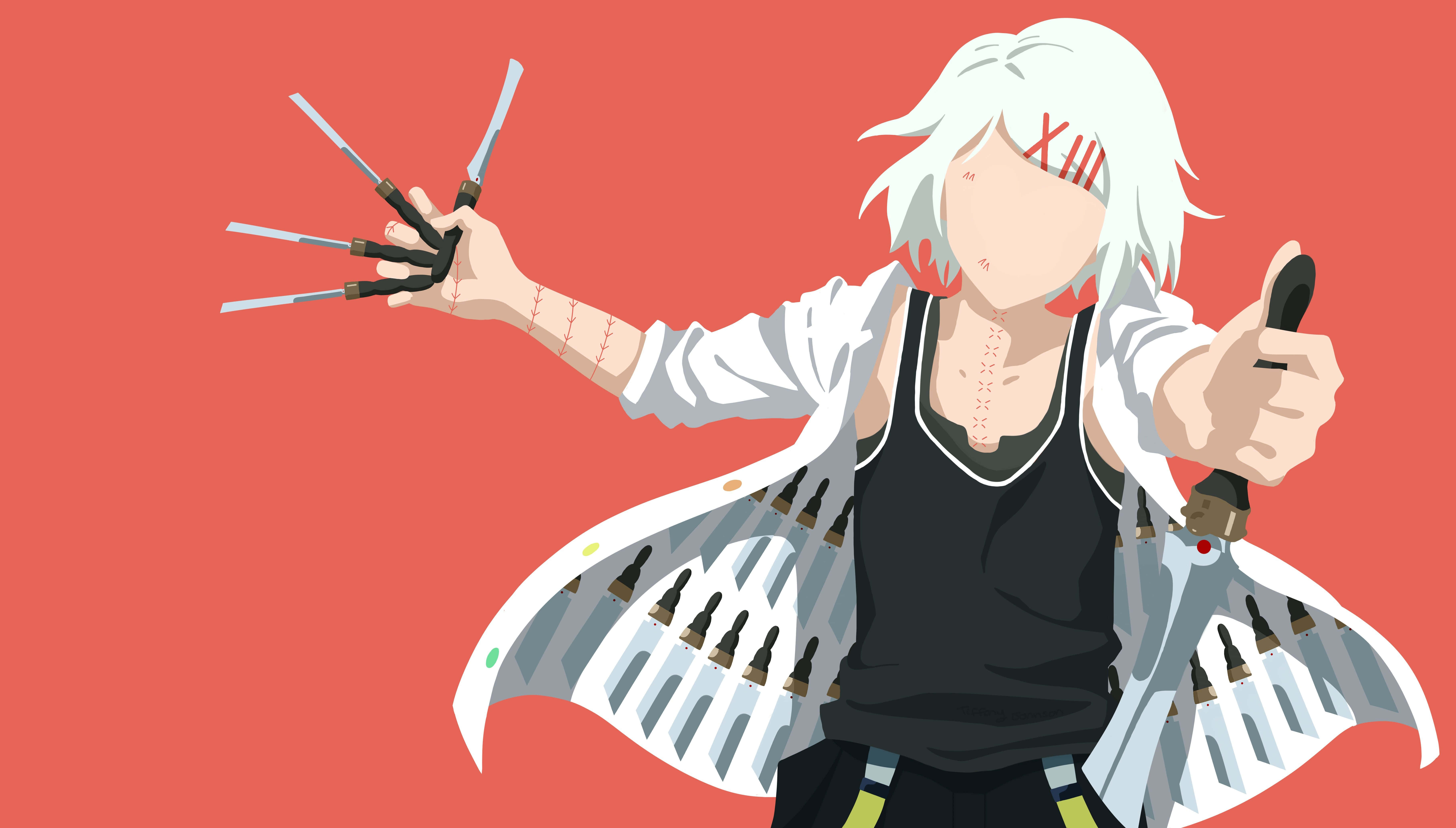 Humanda para sa isang nakakakilabot na paglalakbay sa madilim na mundo ng Tokyo Ghoul Wallpaper