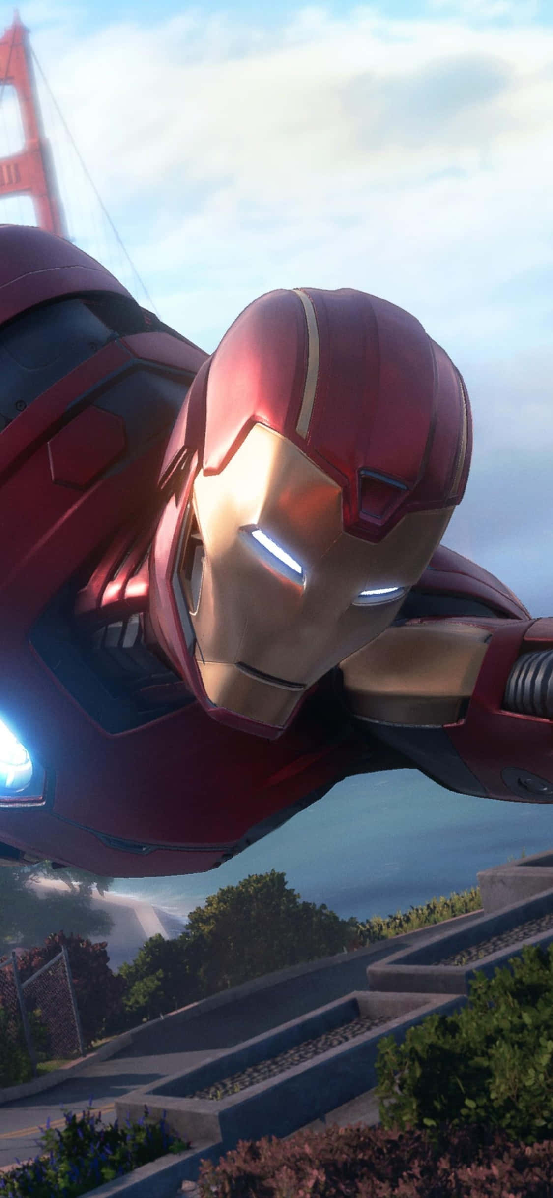 Humanda para sa malaking kolaborasyon ng Apple at Marvel's Avengers gamit ang opisyal na iPhone XS wallpaper! Wallpaper