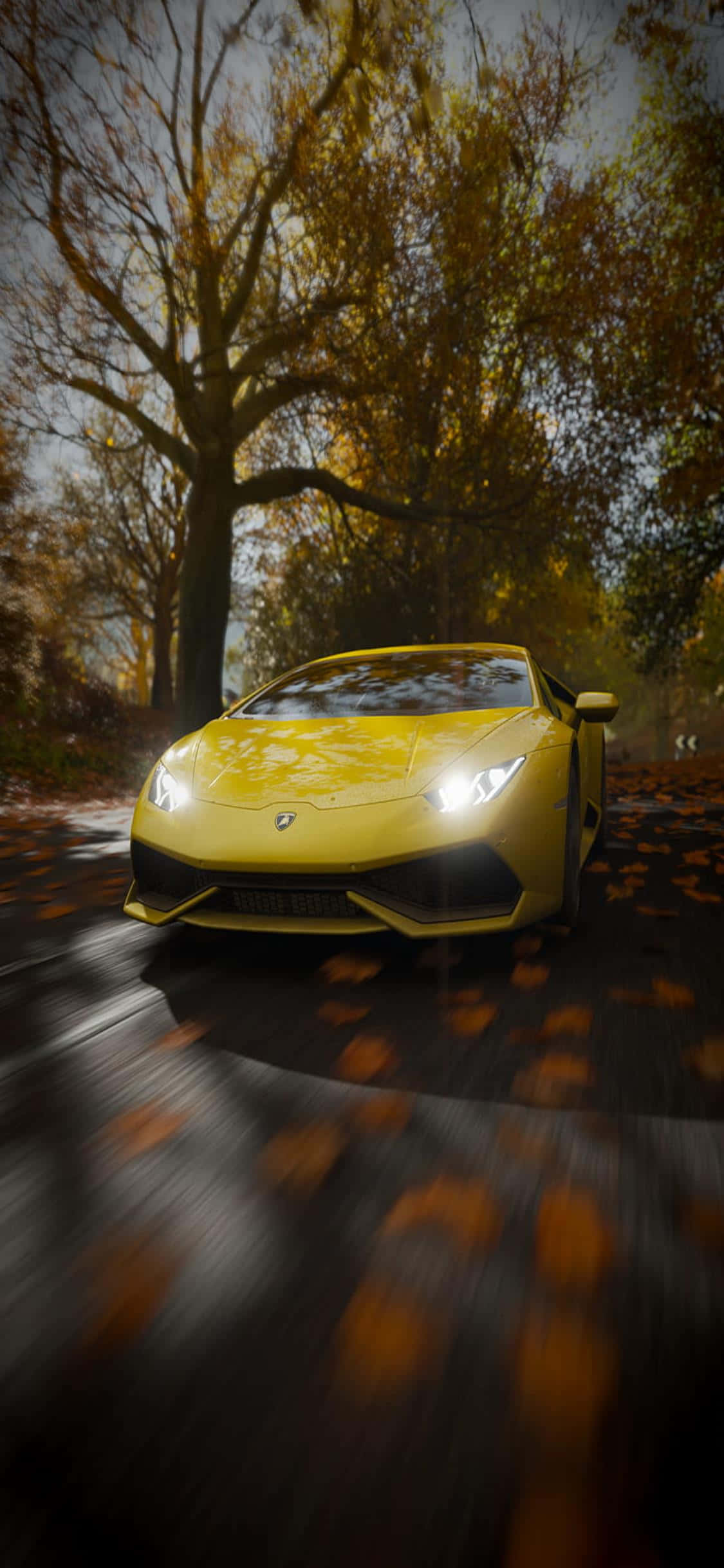 Humanda sa karera gamit ang bagong iPhone Xs at Forza Horizon 4 Wallpaper