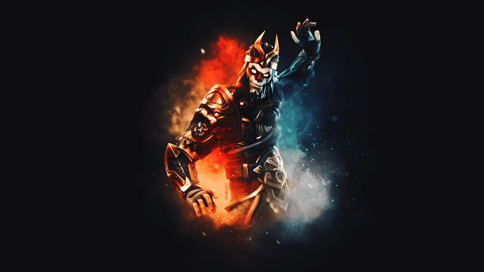 Humanda sa Labanan gamit ang Matapang na Shogun Skin mula sa Fortnite Wallpaper