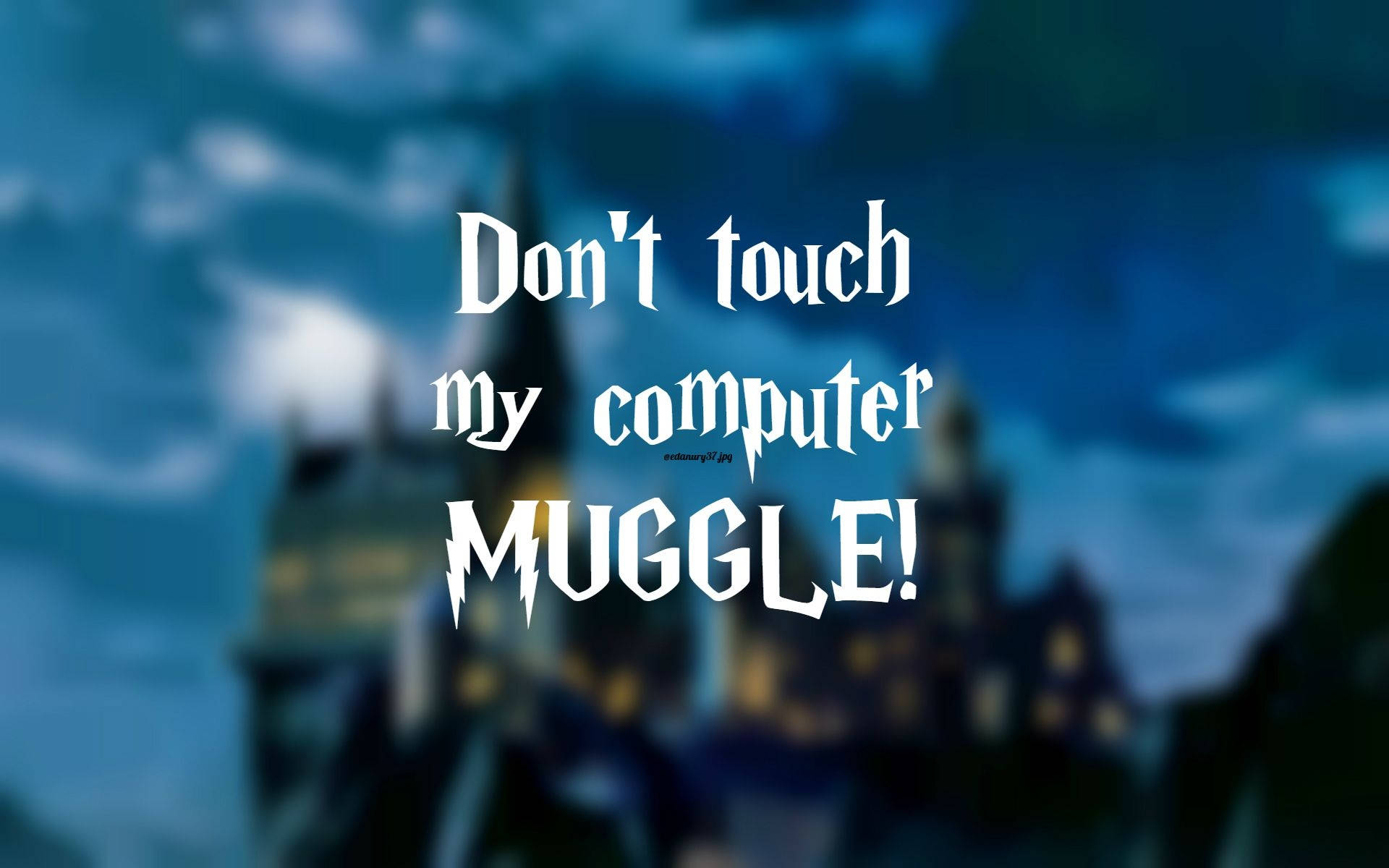 Huwag Hawakan ang Computer Ko Harry Potter Wallpaper