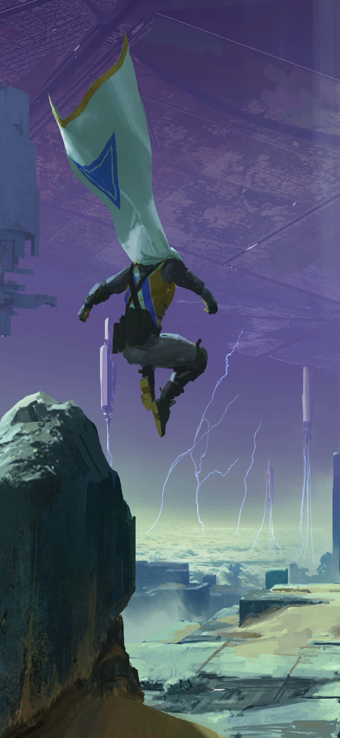 Huwag Kang Mawalan ng Isang Sandali ng Epikong Pakikipagsapalaran sa Destiny 2 sa Iyong iPhone Xs Wallpaper