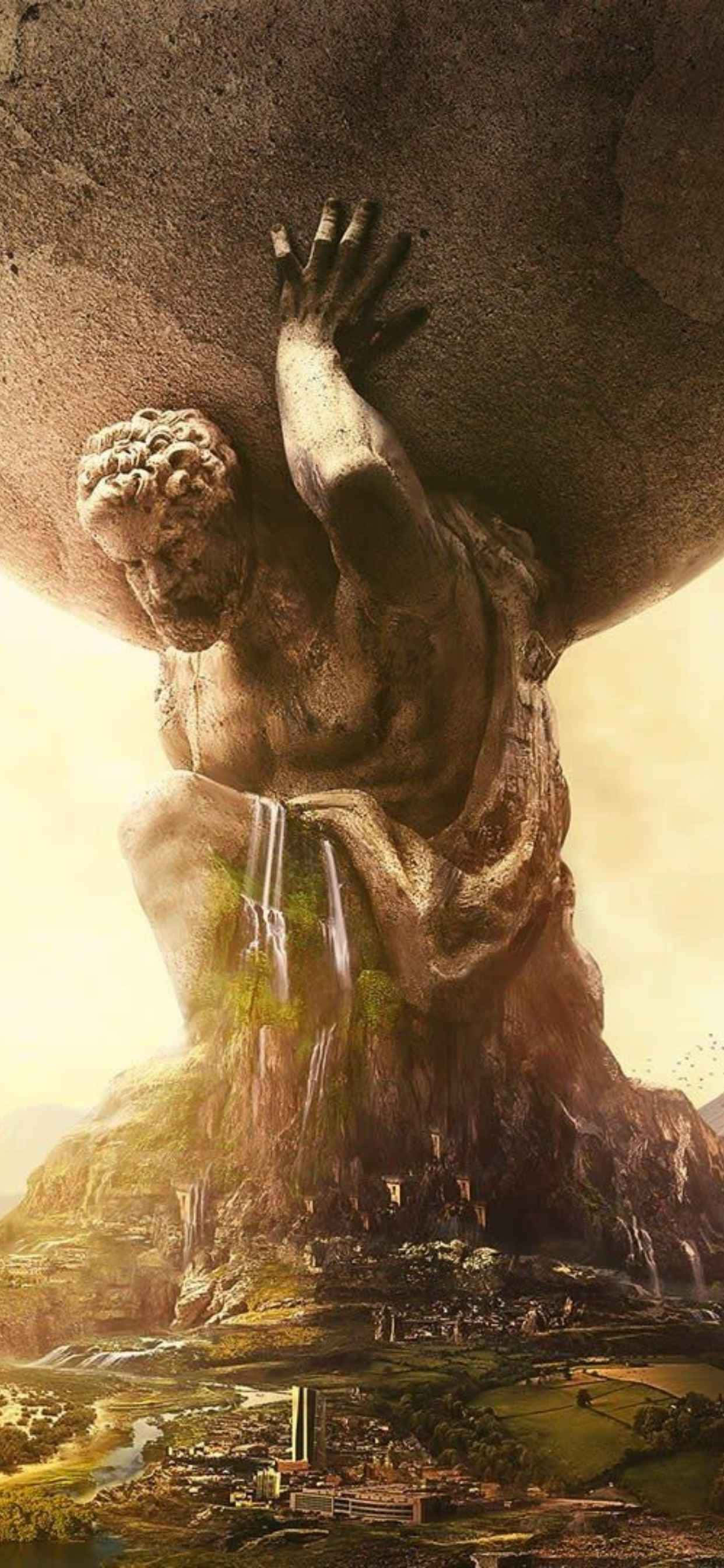 I-explore ang Sinaunang Mundo ng Estratehiya gamit ang iPhone XS Max at Civilization V Wallpaper