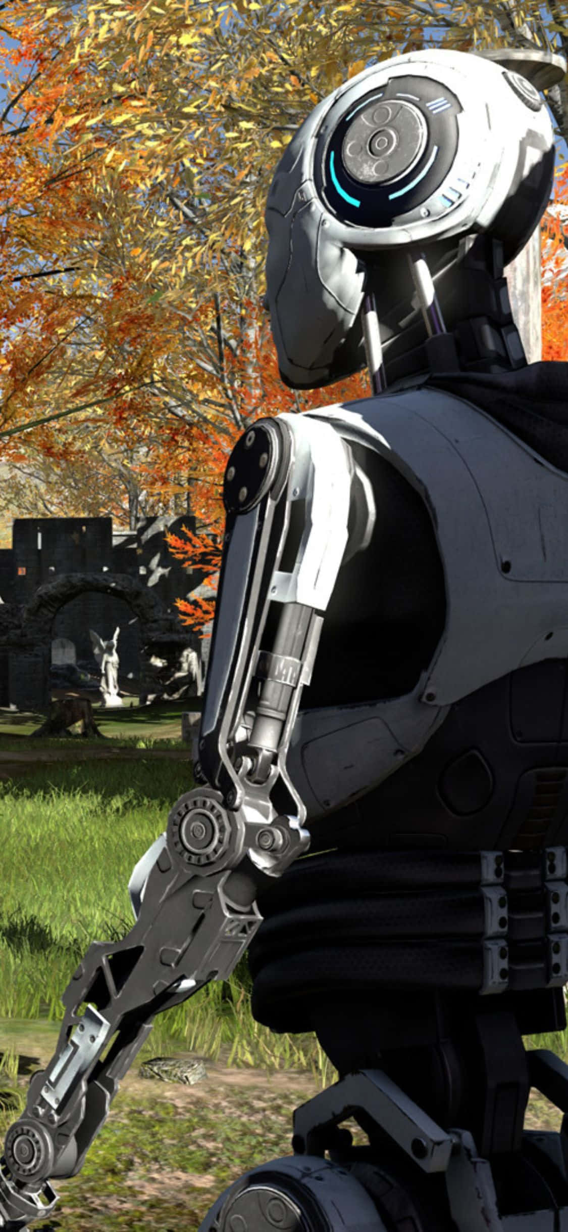 "I-explore ang The Talos Principle sa iPhone X" Wallpaper