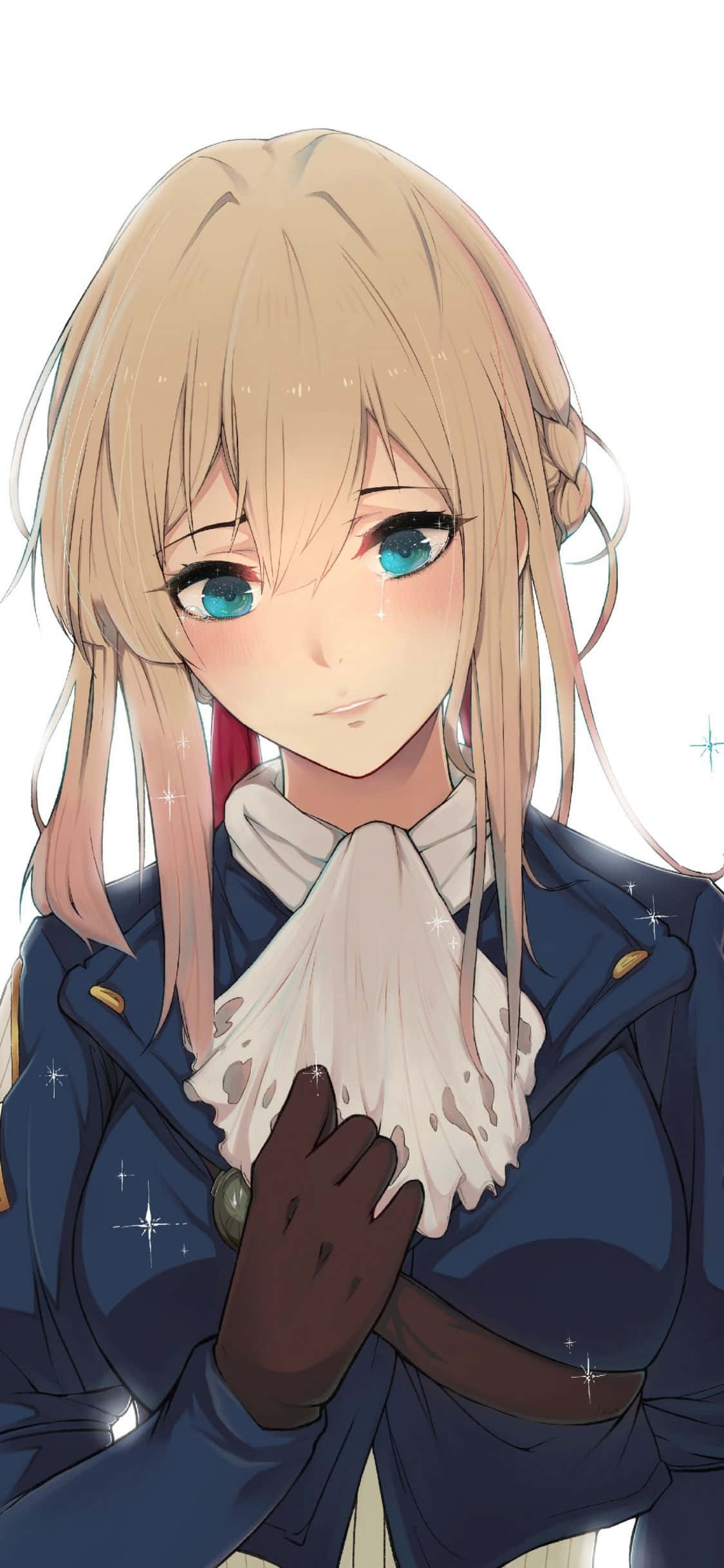 I-lock ang iyong creativity gamit ang Violet Evergarden iPhone! Wallpaper