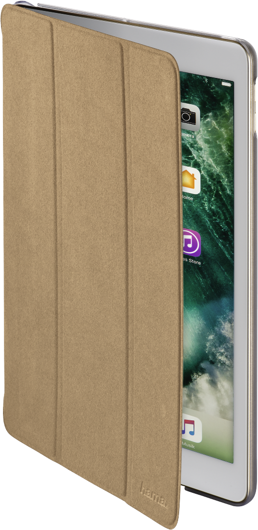 i Pad Pro na may Brown Smart Cover Wallpaper