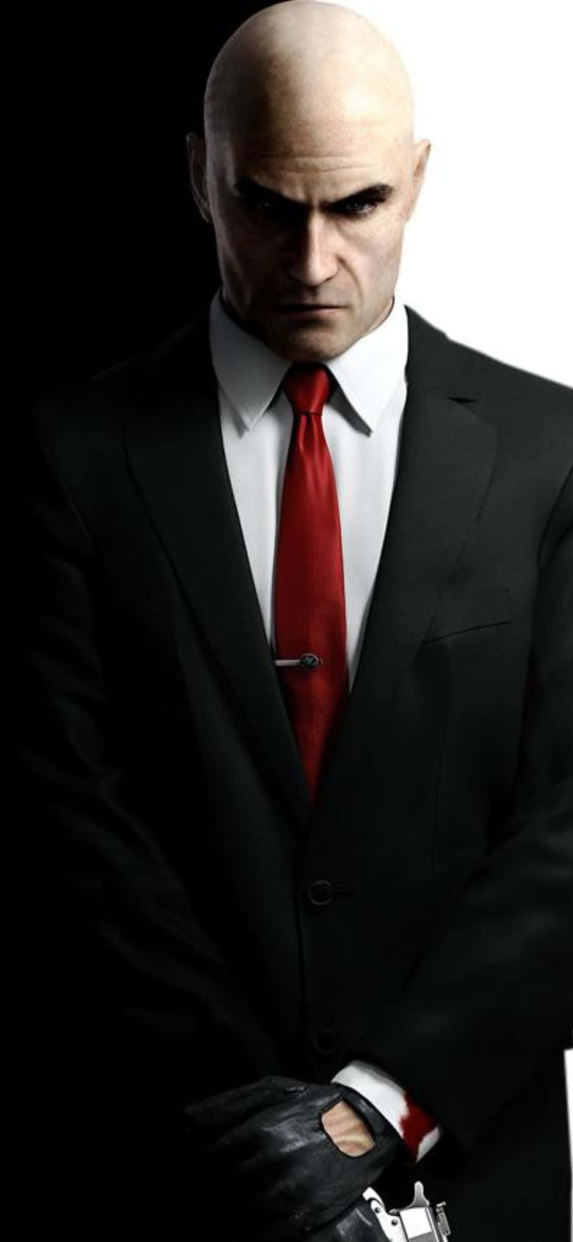 I-uncover ang isang mundo ng dark secrets gamit ang Hitman Absolution sa iPhone X Wallpaper