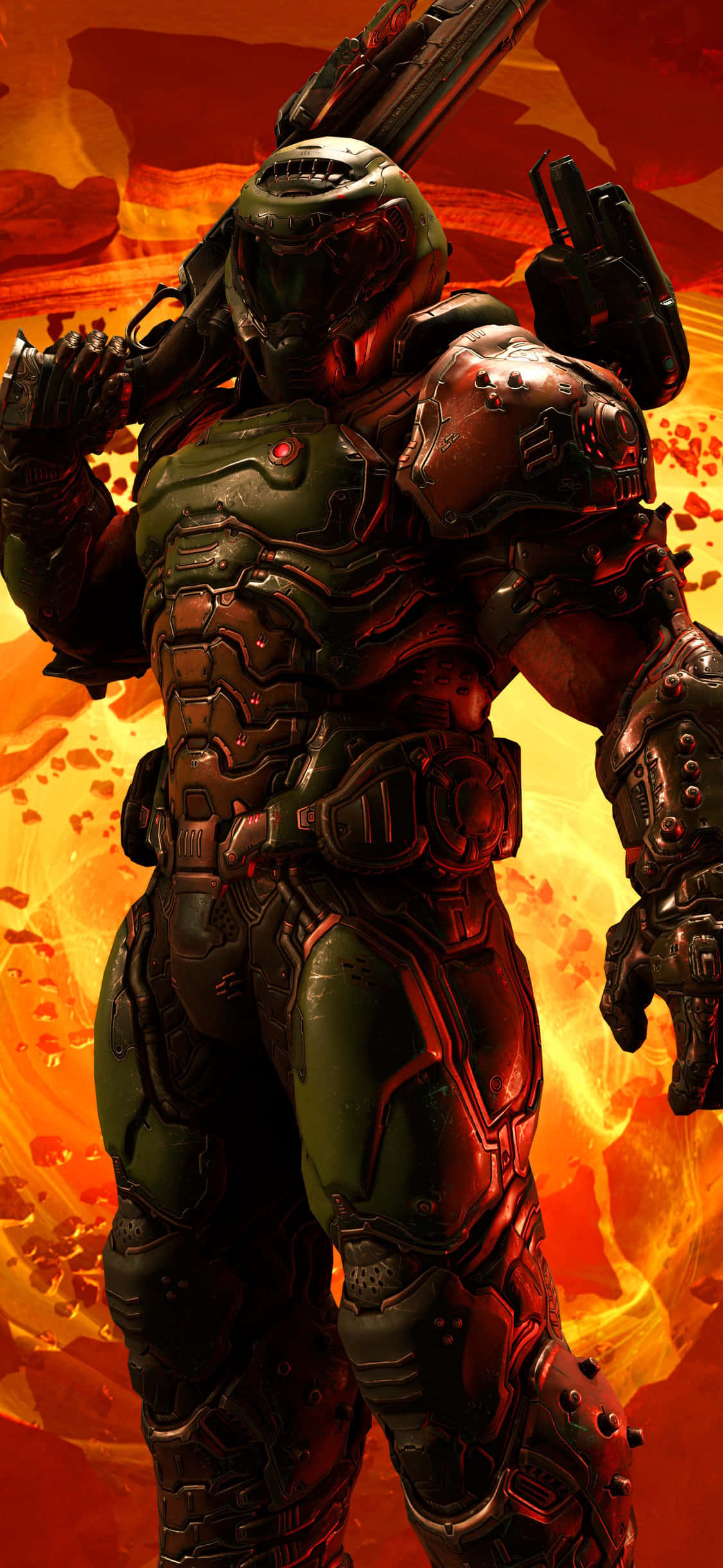 I-unleash ang Tunay na Doom Eternal Experience mula sa Iyong iPhone Wallpaper
