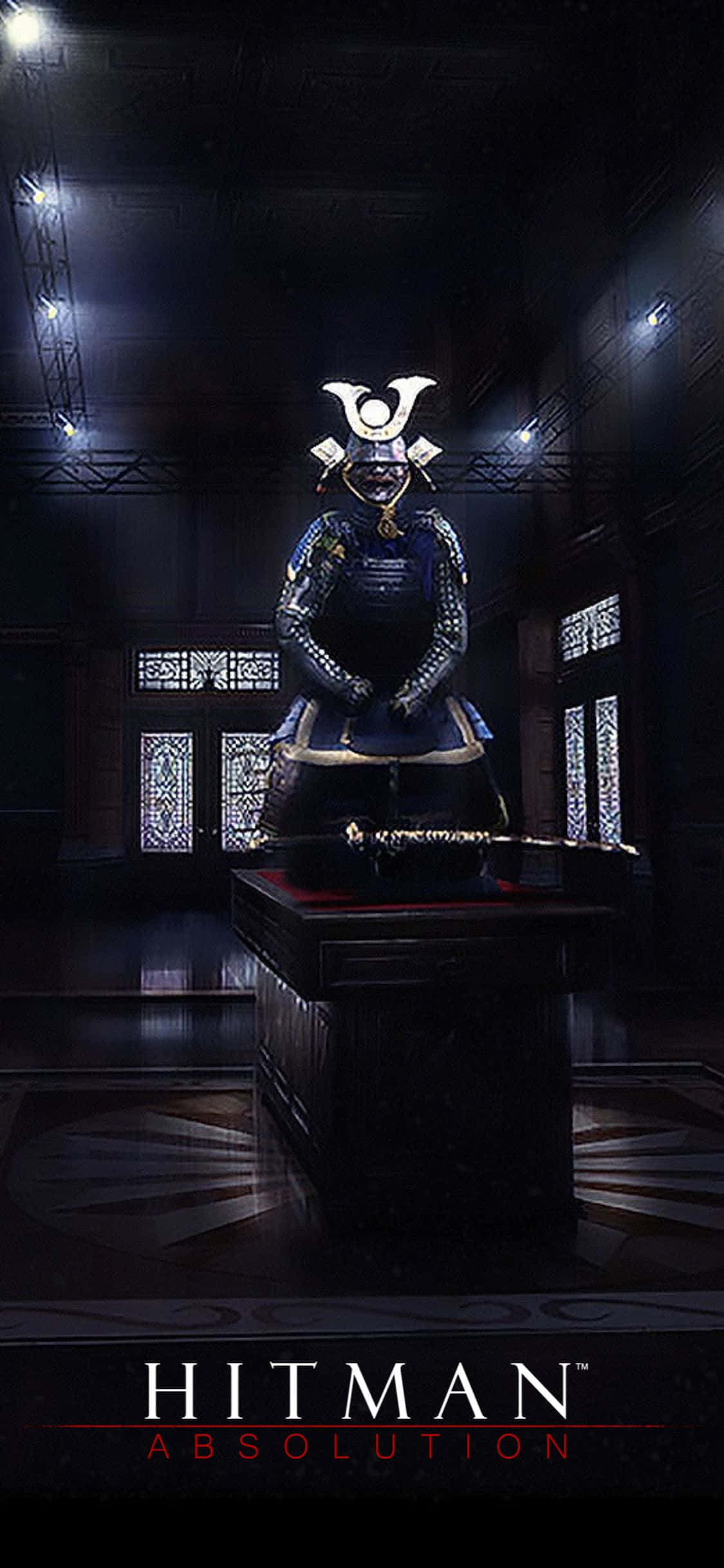 I-upgrade ang iyong gaming experience gamit ang iPhone X at Hitman Absolution Wallpaper