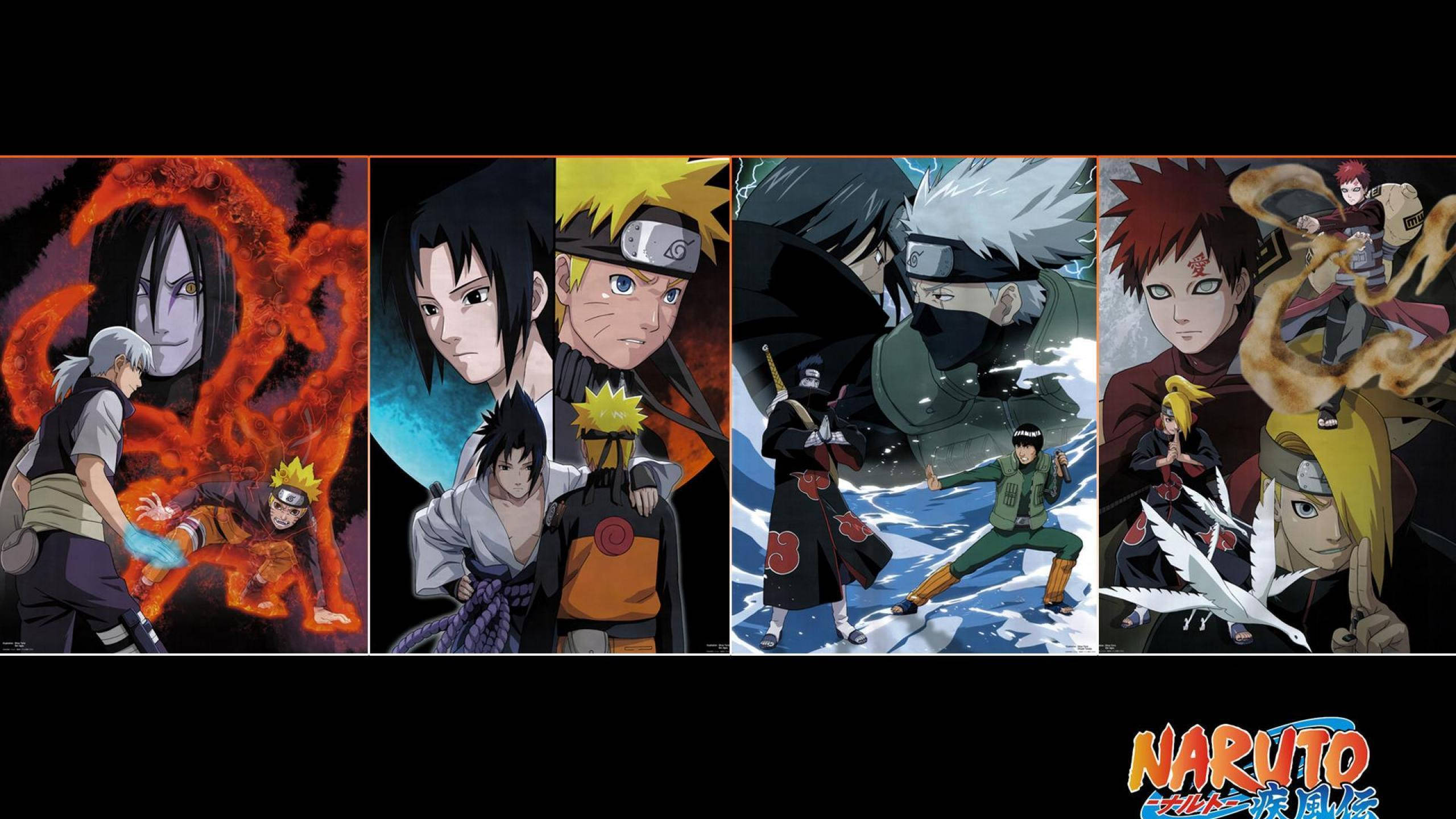 Iba't Ibang Poster ng Naruto Wallpaper