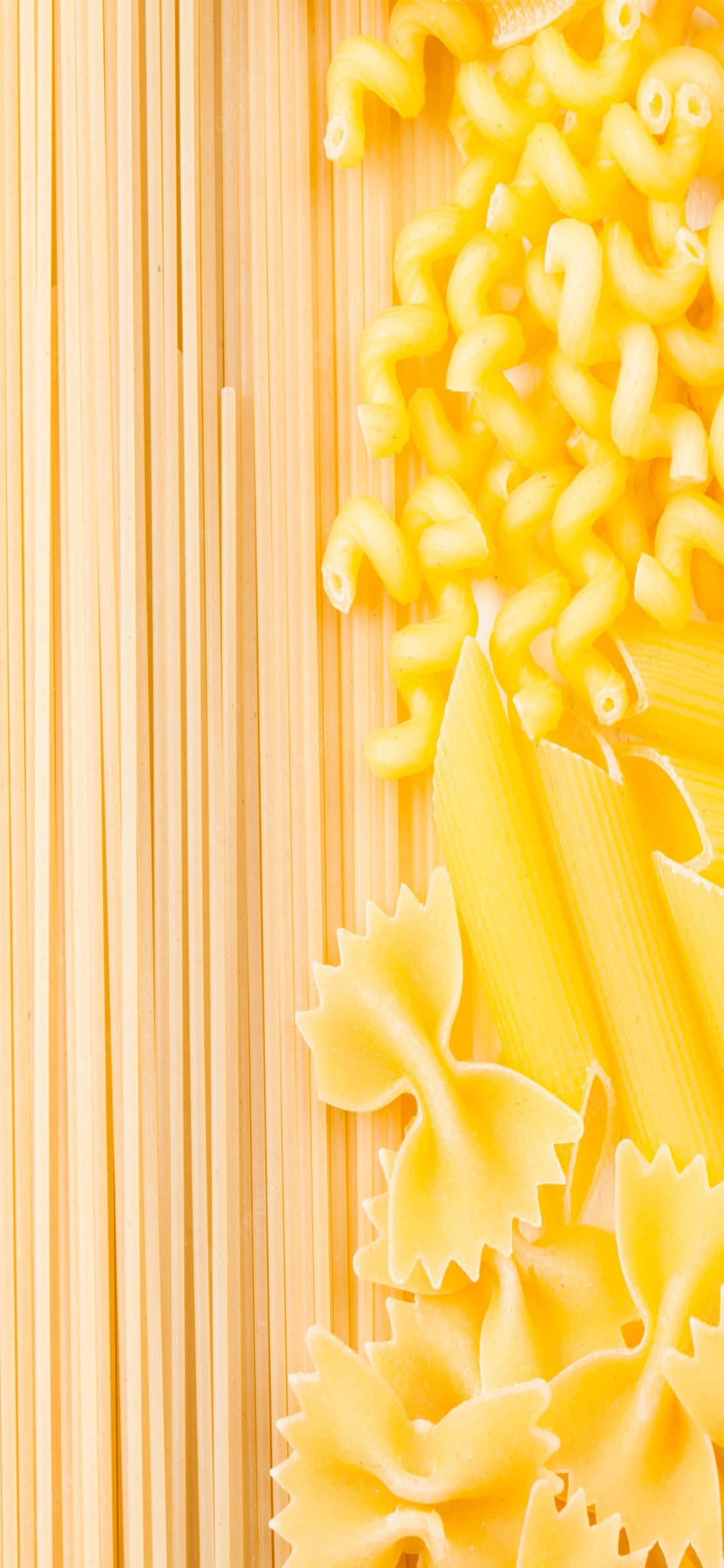 Iba't Ibang Uri ng iPhone X Pasta Background Wallpaper