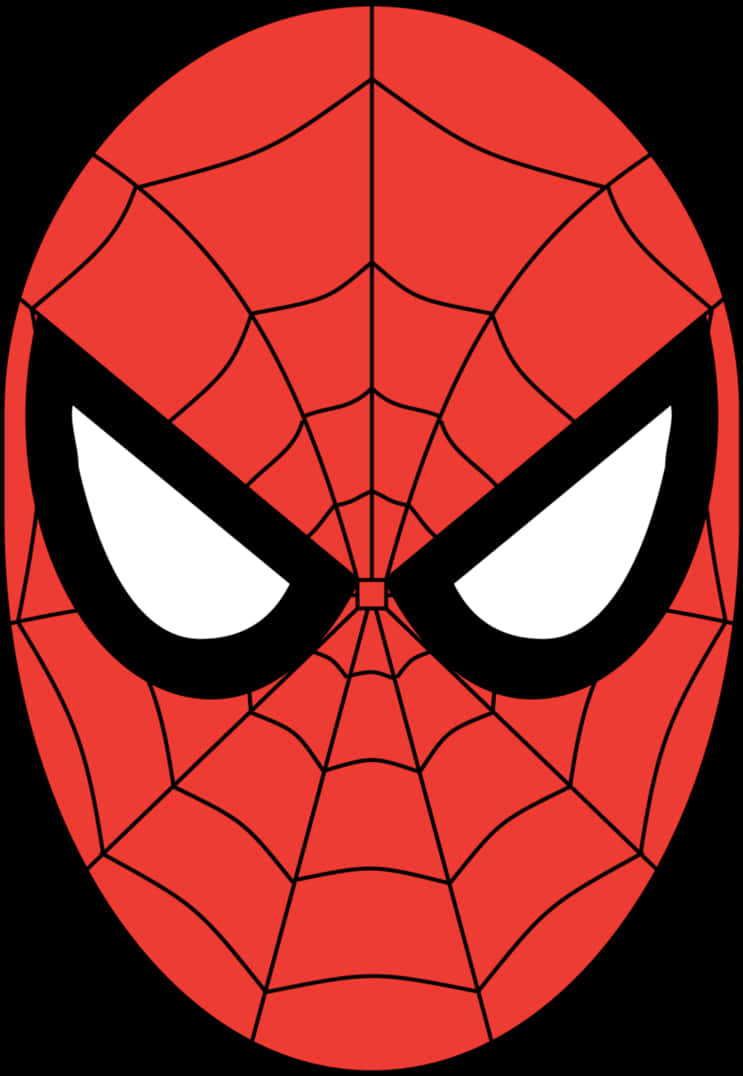 Iconic Logo ng Maskara ni Spiderman Wallpaper