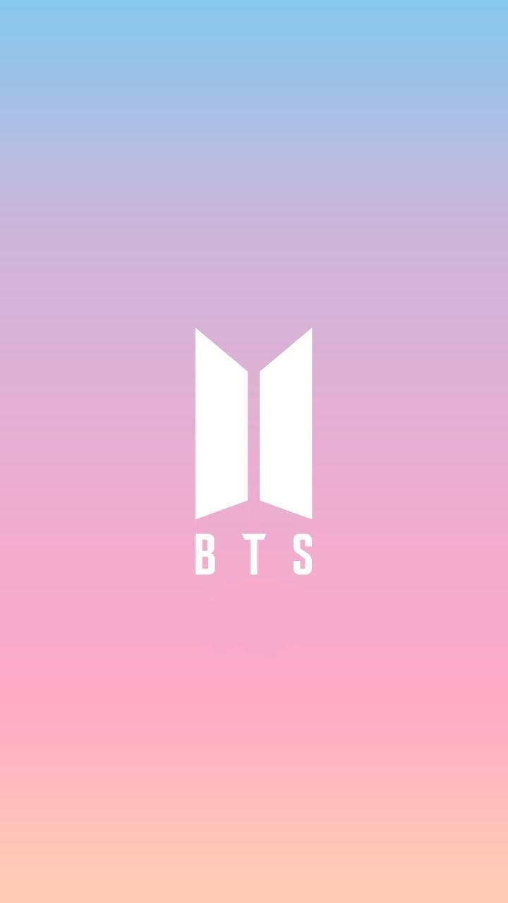 Iconic na Logo ng BTS Band Wallpaper