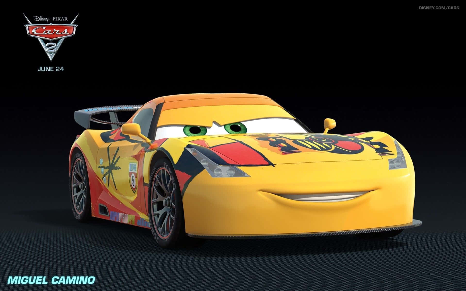 Ihataw ang iyong pedal kasama ang Cars 2 gang. Wallpaper