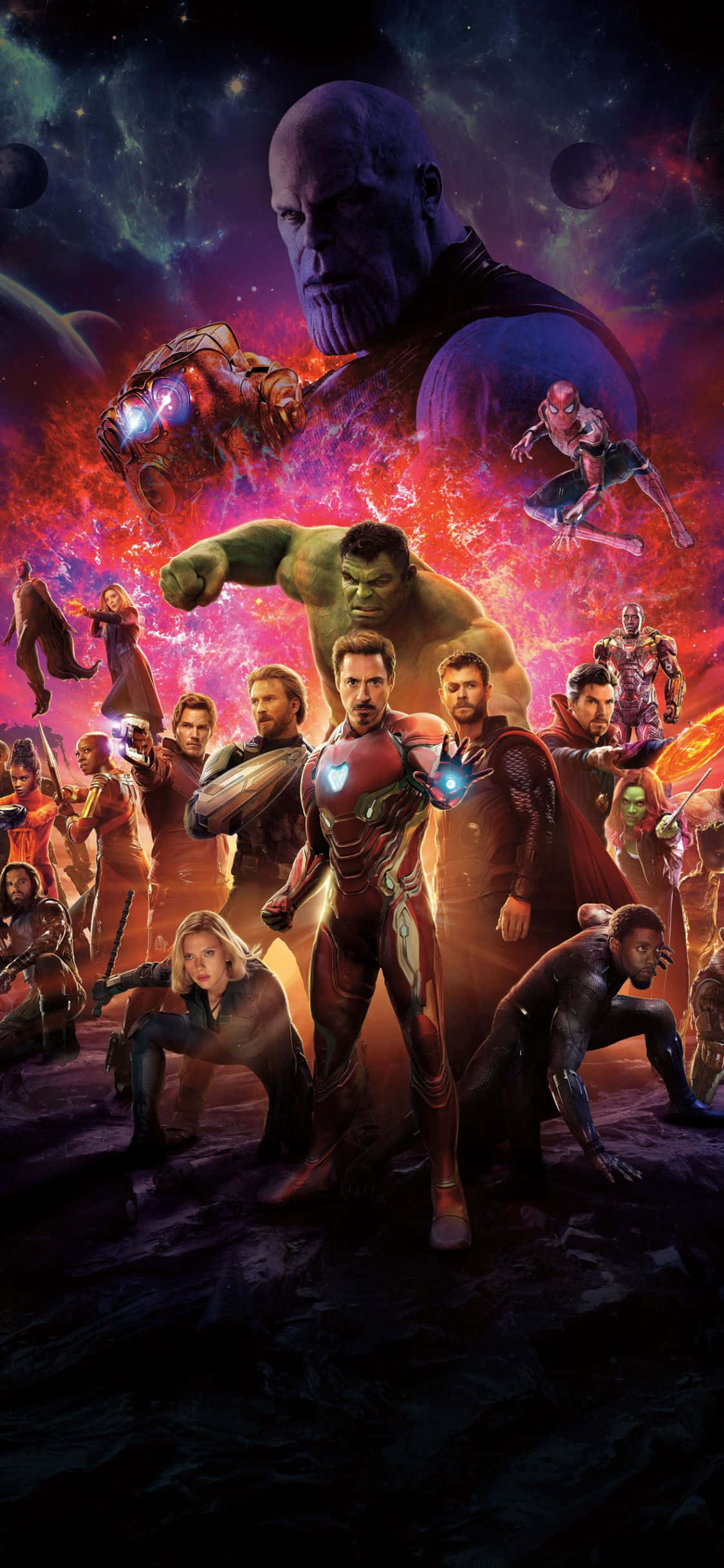 "Iisa ang Avengers gamit ang iPhone Xs ng Apple" Wallpaper