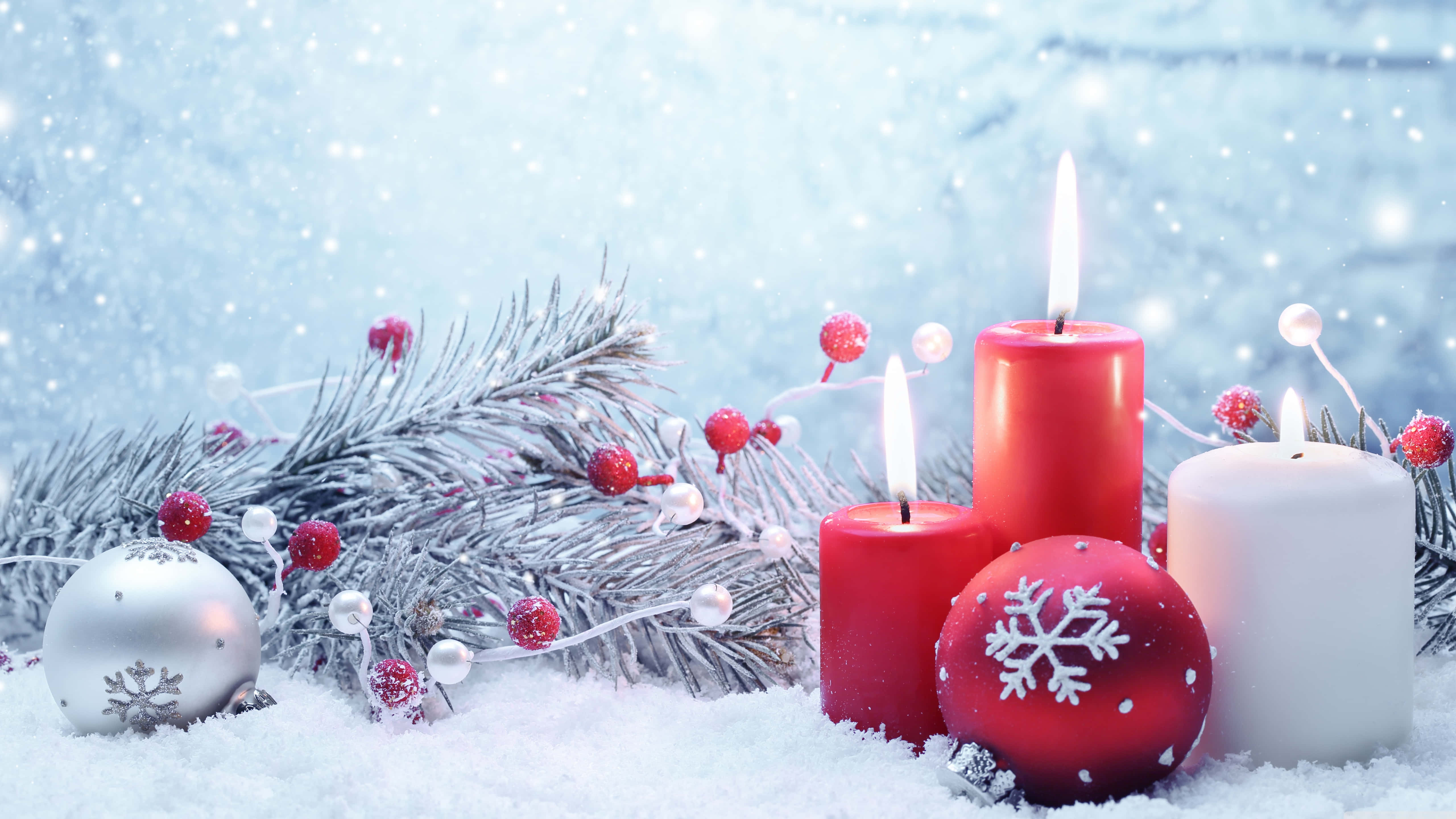 Ikalat ang diwa ng Pasko sa magandang larawang ito ng Pasko Wallpaper