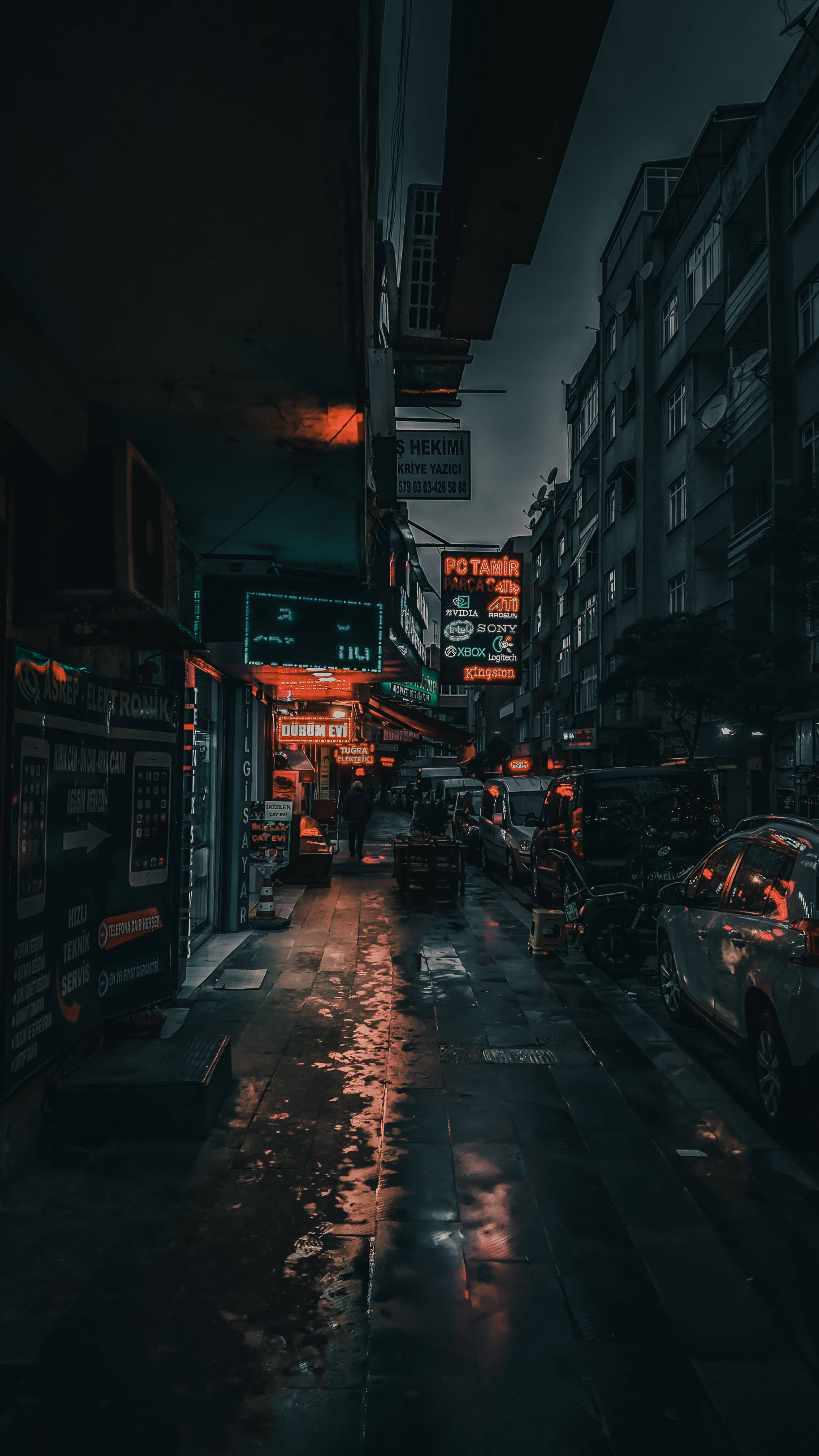 Ilaw ng Madilim na Lungsod Wallpaper