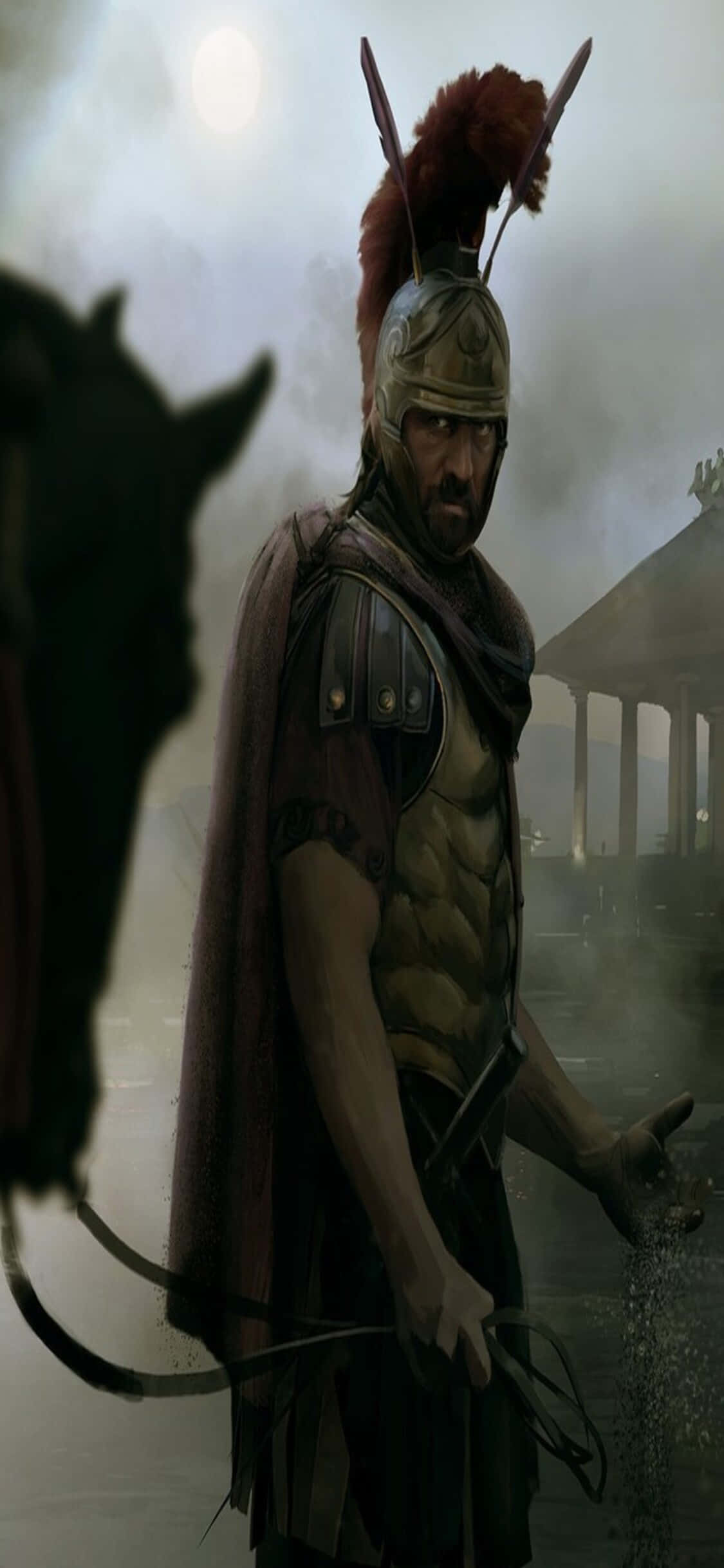 Ilead ang iyong imperyo sa tagumpay sa Total War Rome 2 sa iyong iPhone XS Wallpaper