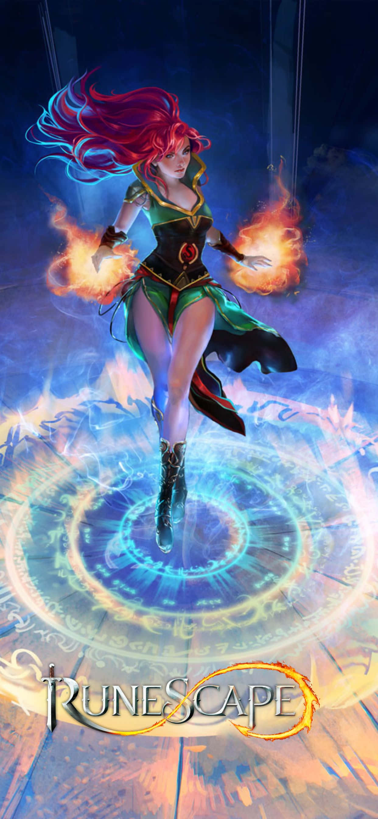Ilubog ang iyong sarili sa mundo ng Runescape gamit itong iPhone Xs Max Wallpaper
