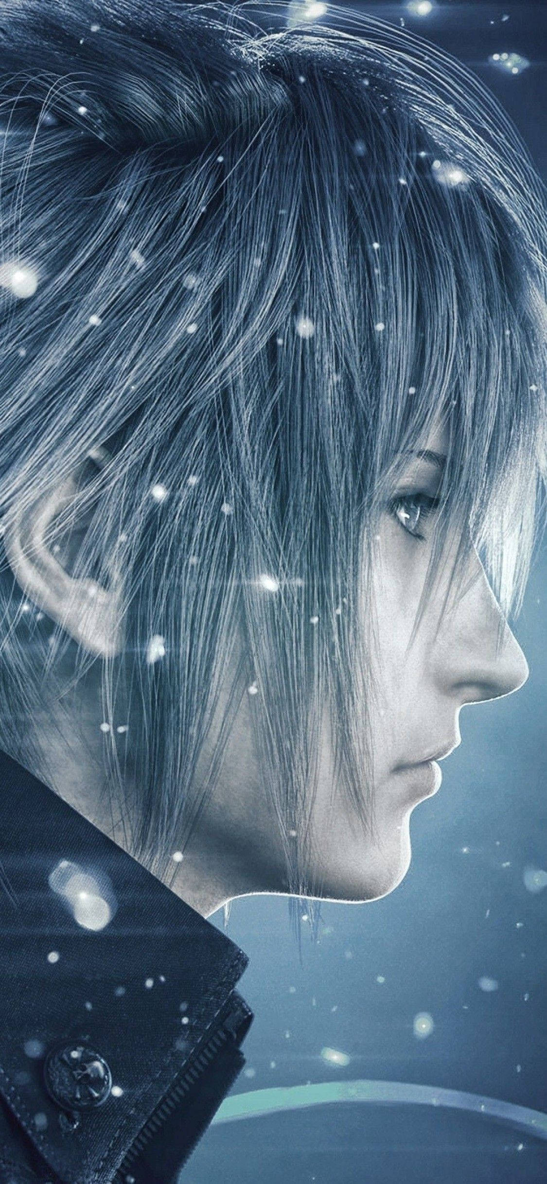 Ilubog ka sa isang mundo ng mahika at adventure gamit ang Final Fantasy sa iPhone Wallpaper