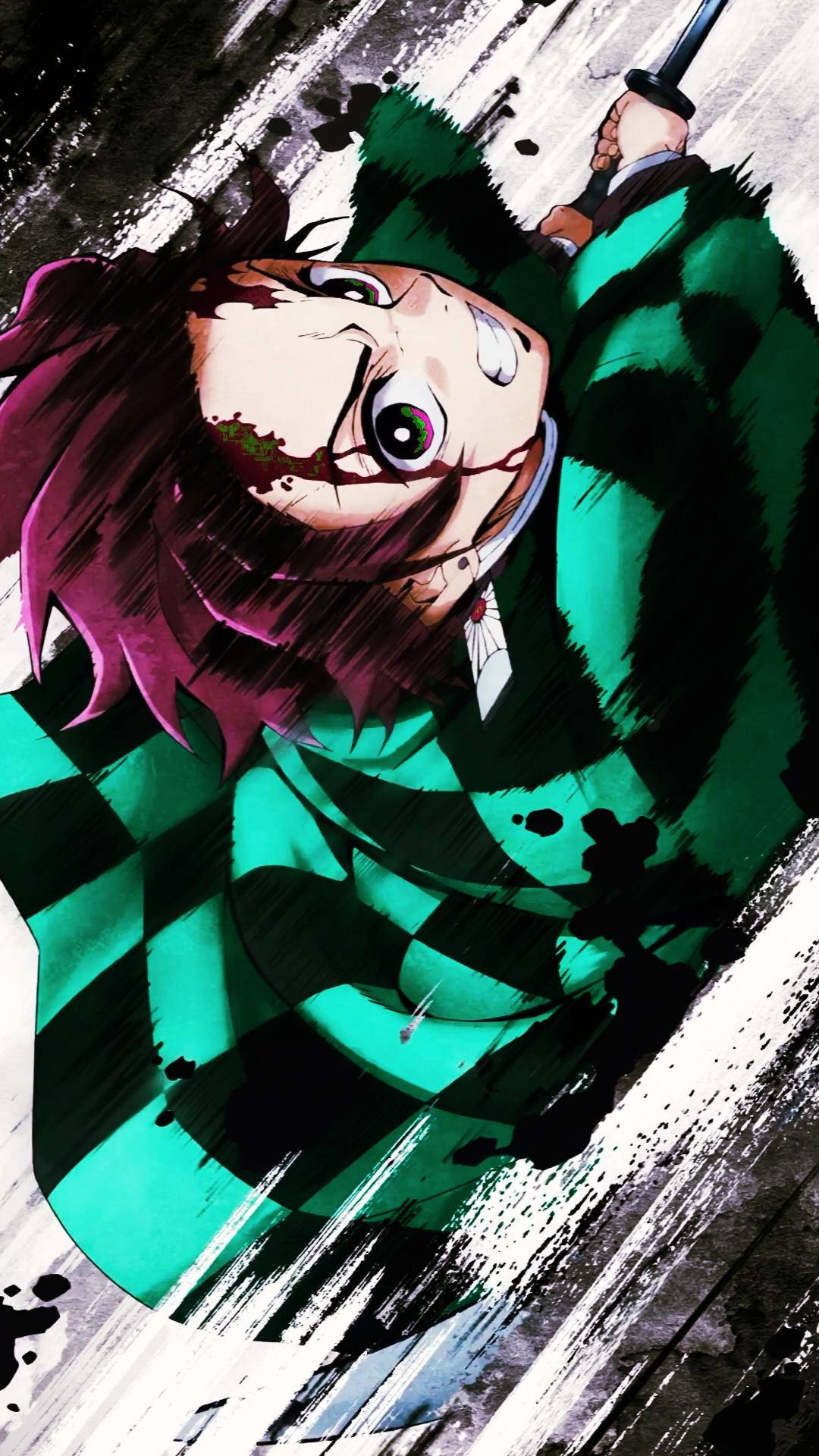 Ilustrasyon Demon Slayer Phone Tanjiro Wallpaper