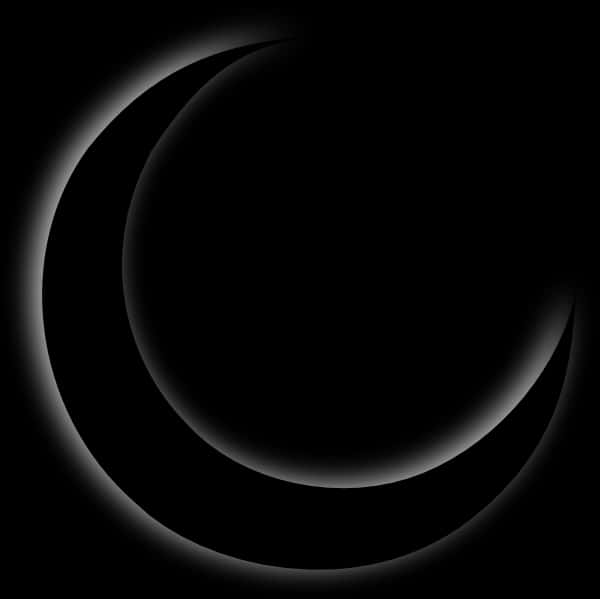 Ilustrasyon ng Crescent Moon na Abstract Wallpaper