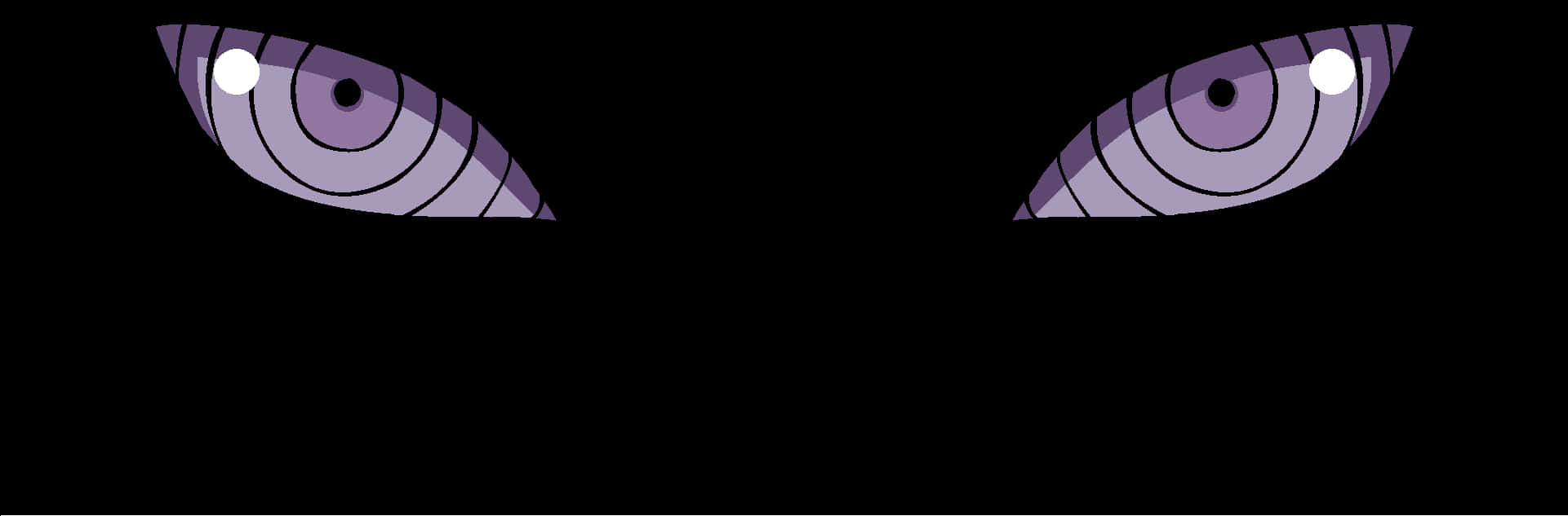 Ilustrasyon ng mga Mata ng Rinnegan Wallpaper