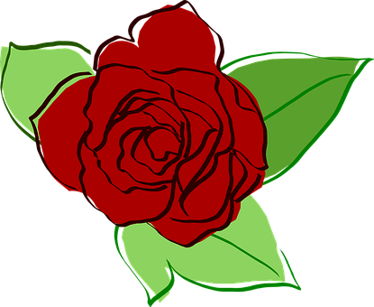 Ilustrasyon ng Pulang Rosas na Vector Wallpaper