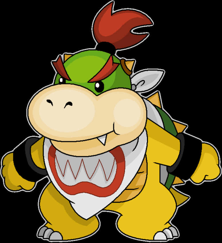 Ilustrasyon ni Bowser Jr. Wallpaper