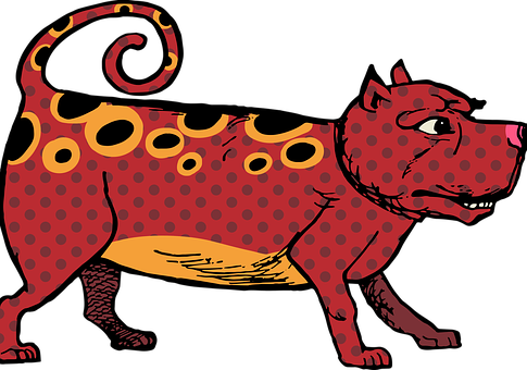 Ilustrasyong Pulang Tigre na May Estilo Wallpaper