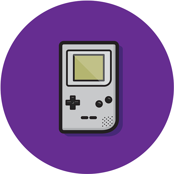 Ilustrasyong Vector ng Klasikong Gameboy Wallpaper