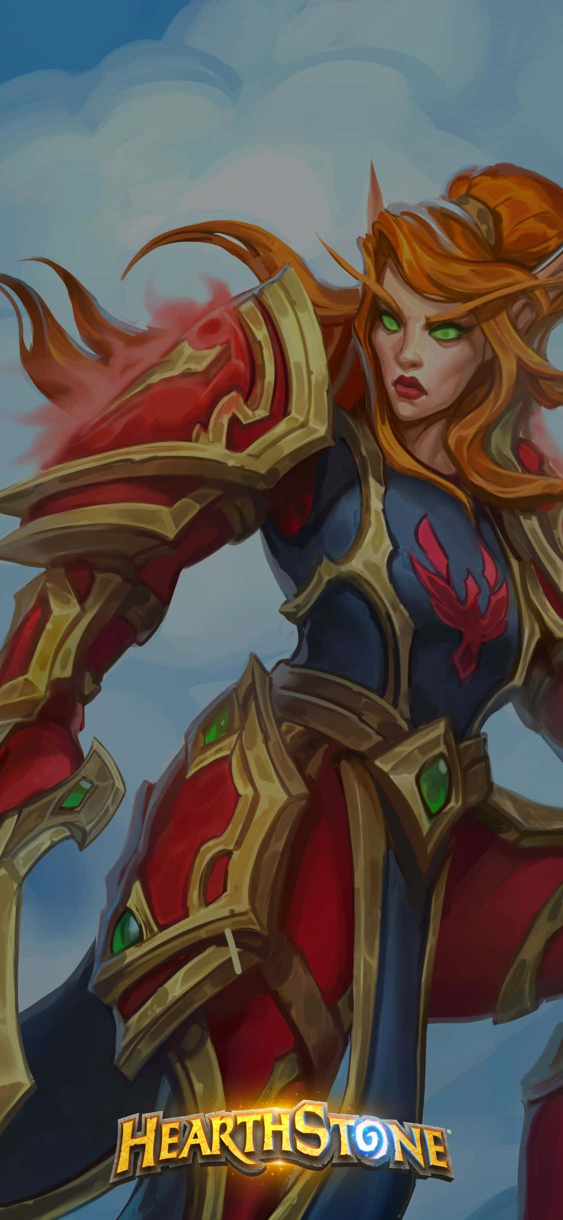 Immersive Hearthstone Artwork sa iPhone XS Screen Wallpaper