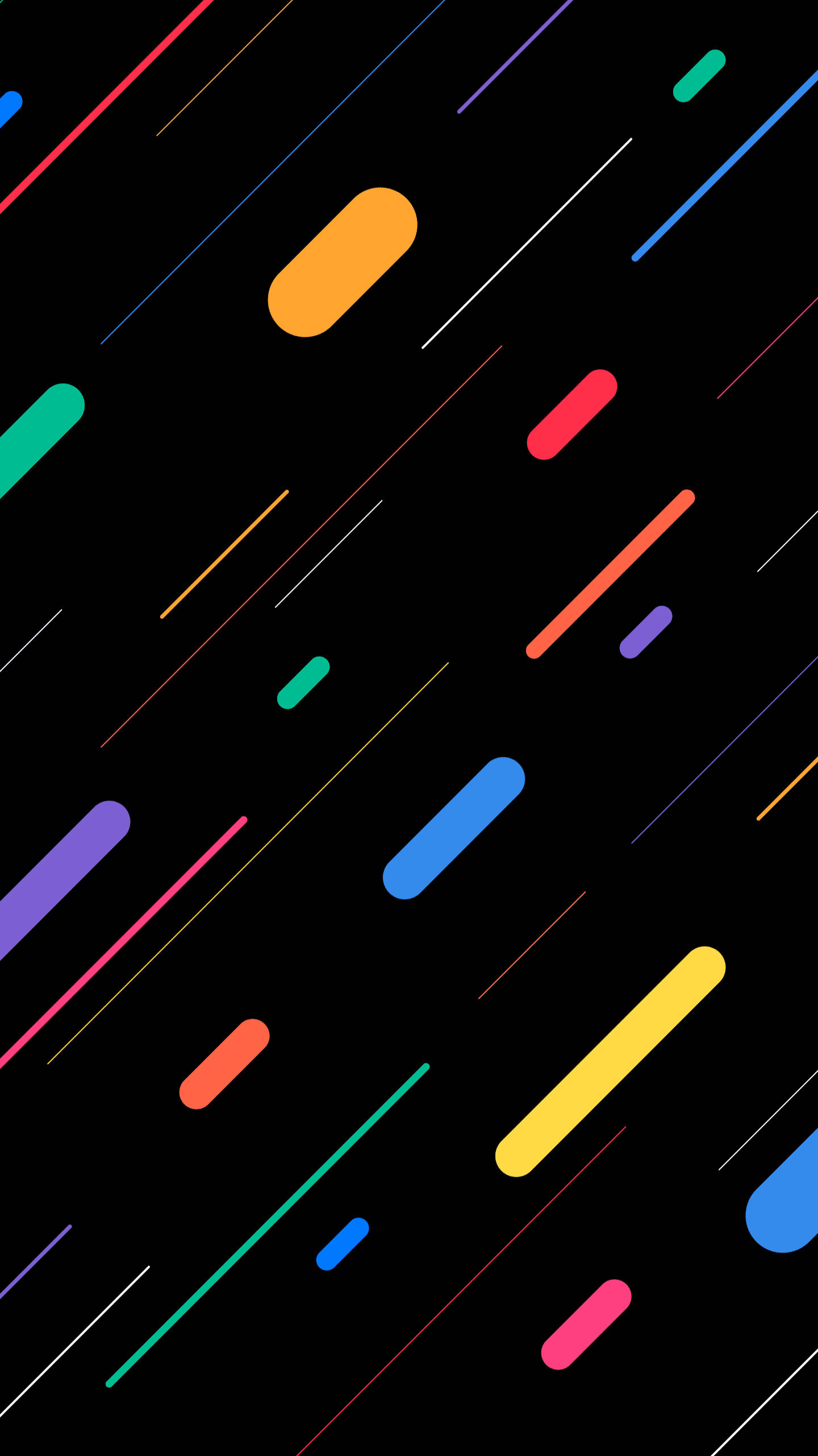 Innovative Diagonal OLED Lines Display Wallpaper