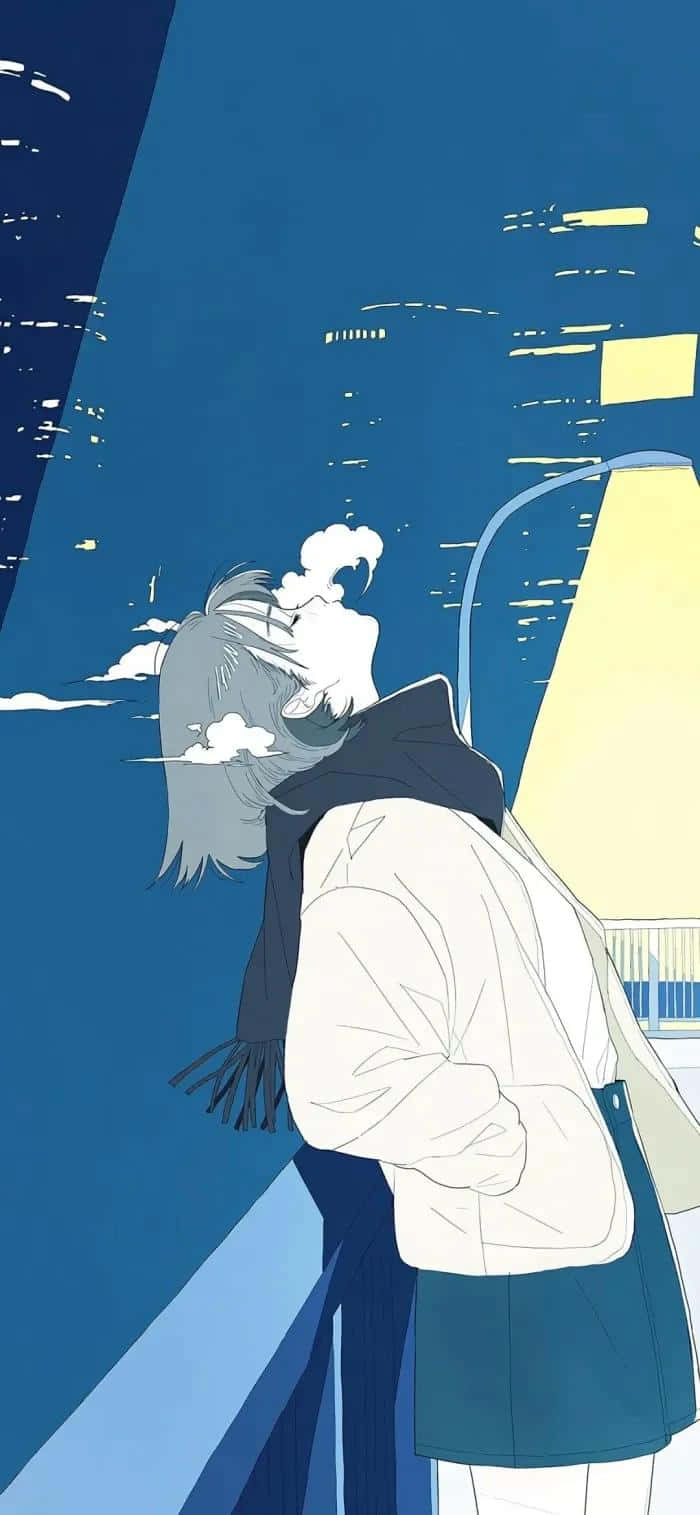 Inspirasyon mula sa Blue Period ni Picasso Wallpaper