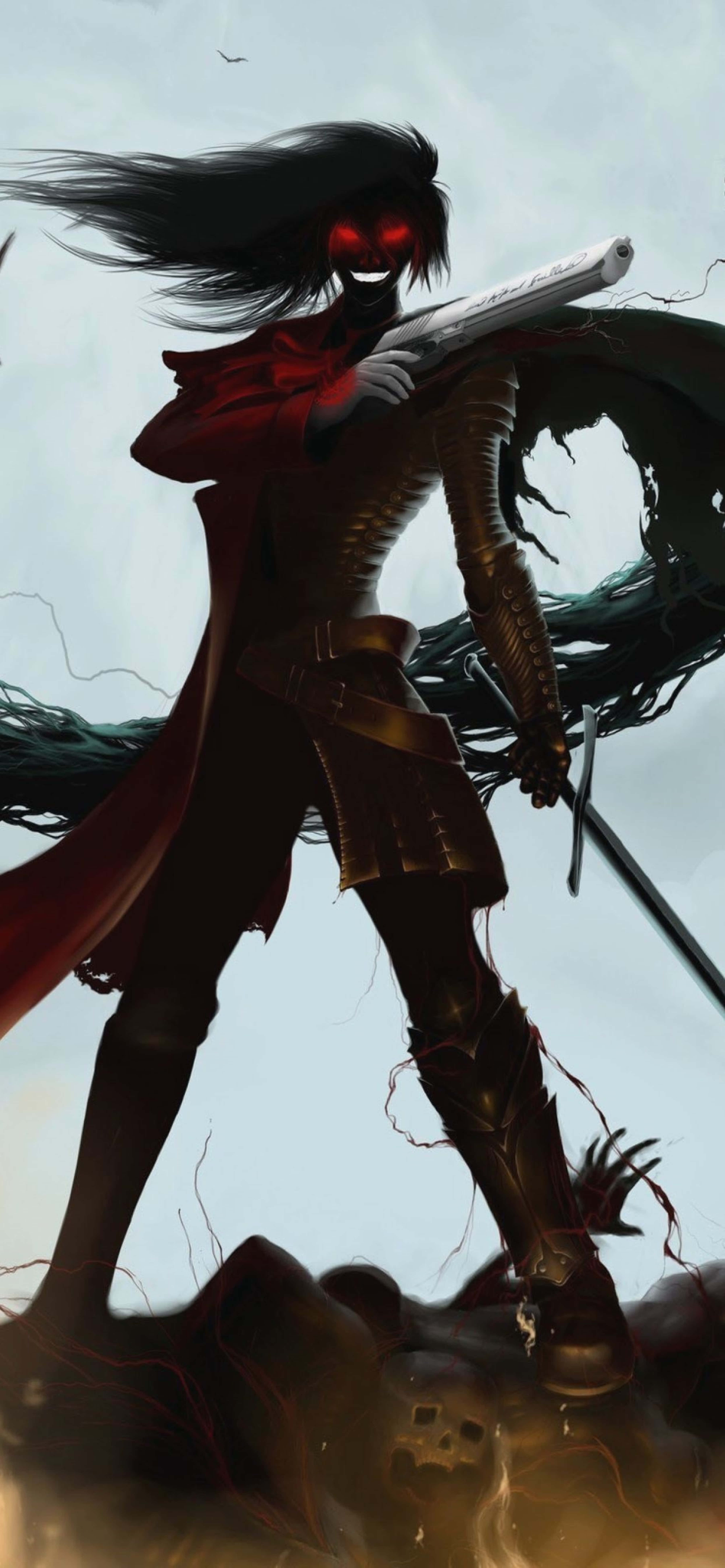 Intense Face-off sa Hellsing Ultimate 4K Wallpaper
