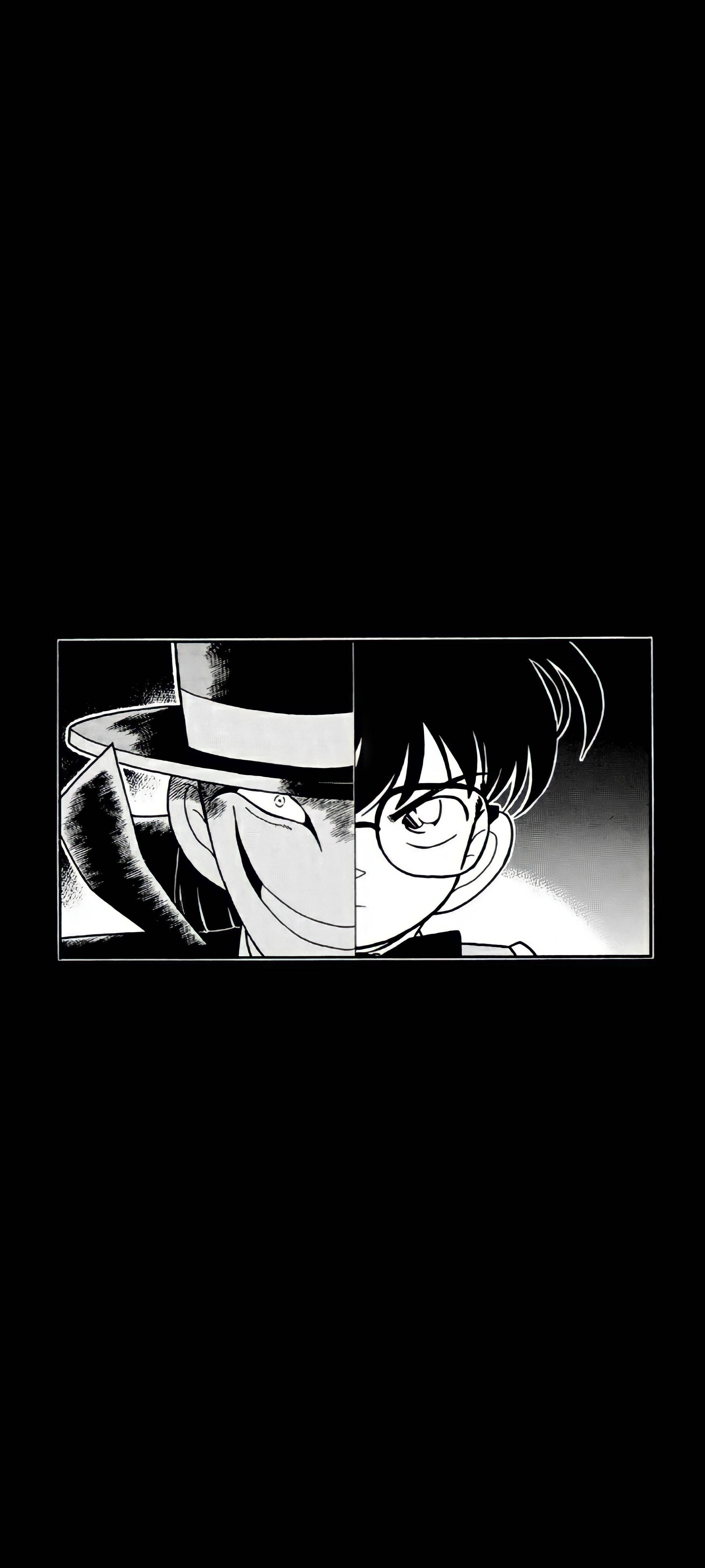 Intriguing black Manga Character Wallpaper