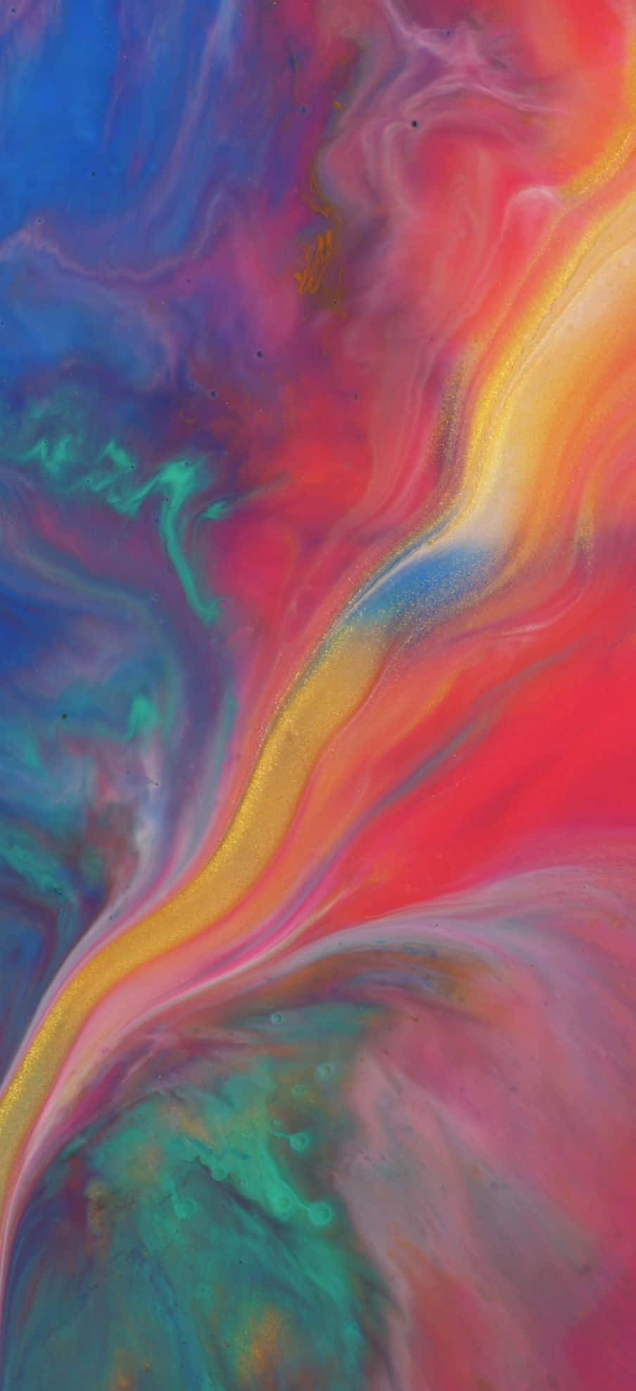 iOS 1 Streaking Light Painting Wallpaper