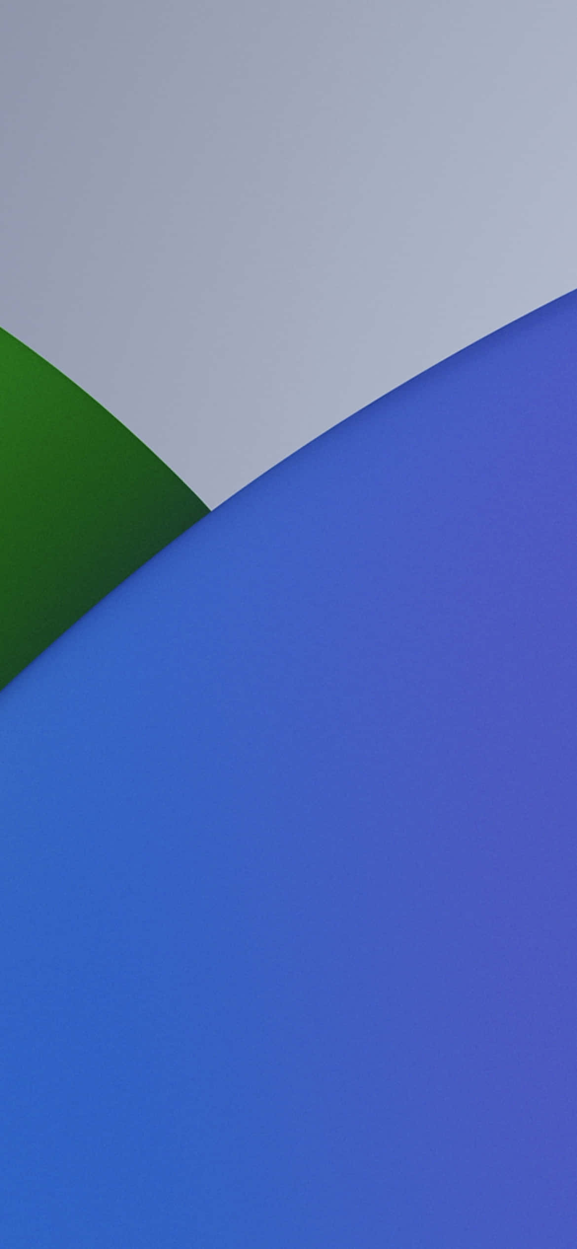 iOS 13 Blue Circle Background Wallpaper