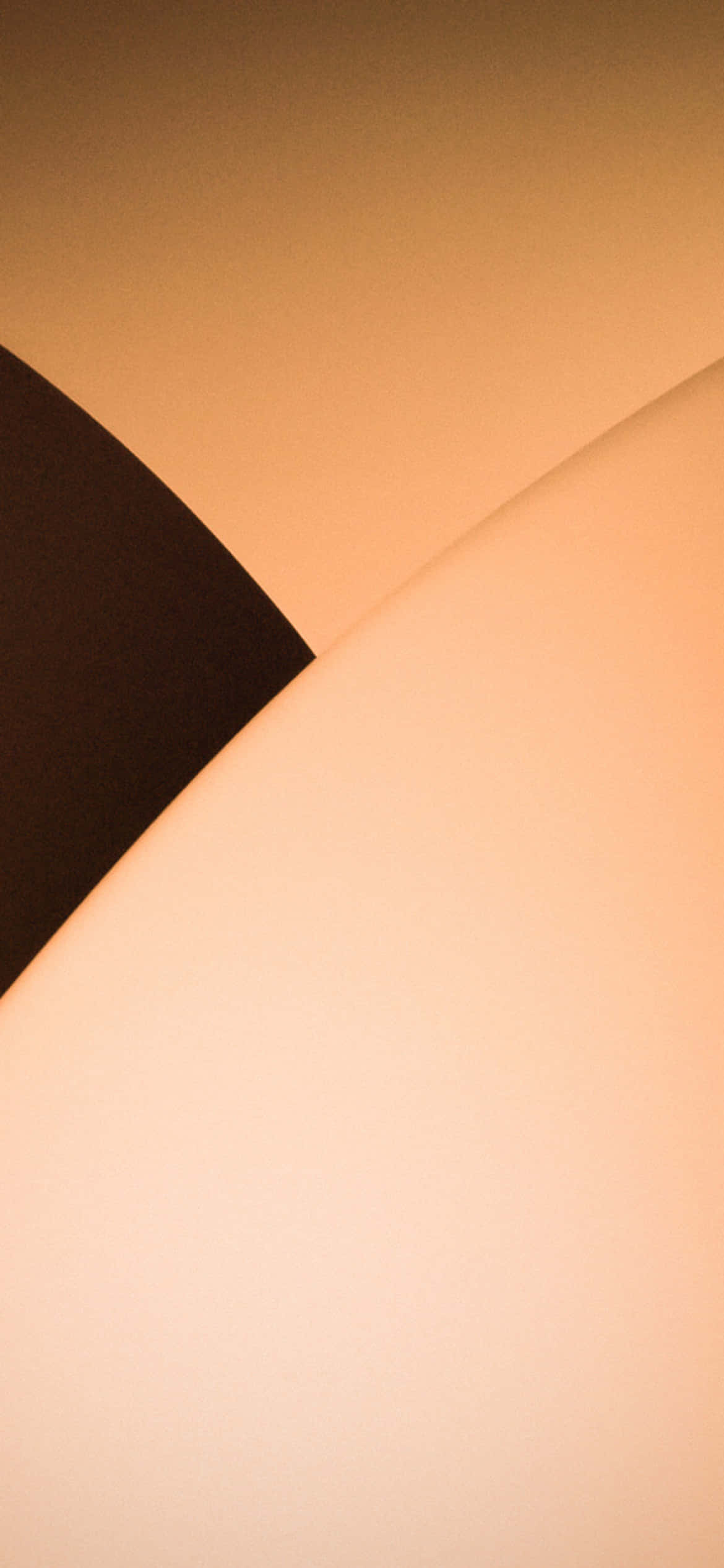 iOS 13 Golden Background Wallpaper