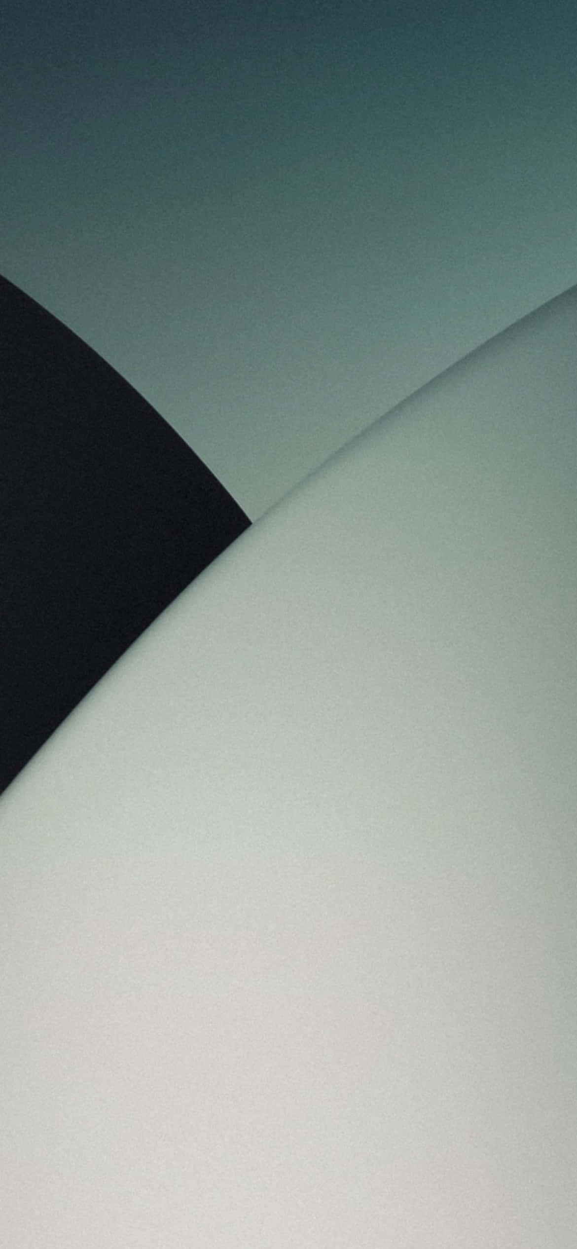iOS 13 Gray And Black Overlap Background Wallpaper