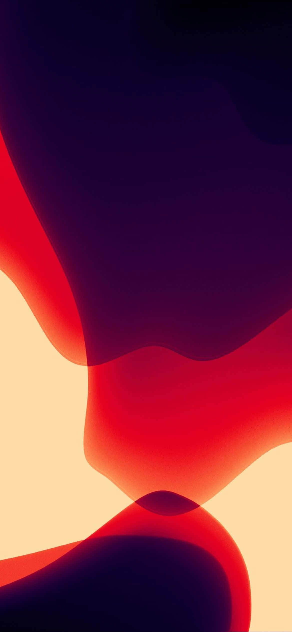 iOS 13 Orange Purple Background Wallpaper