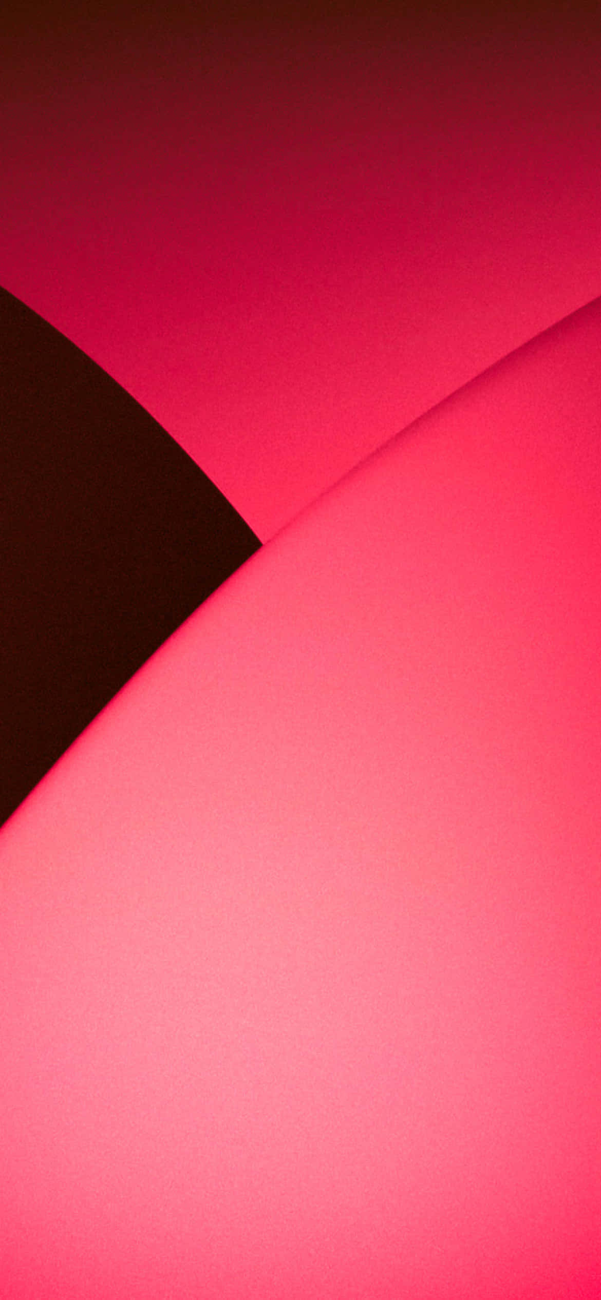 iOS 13 Overlapping Pink Circles Background Wallpaper