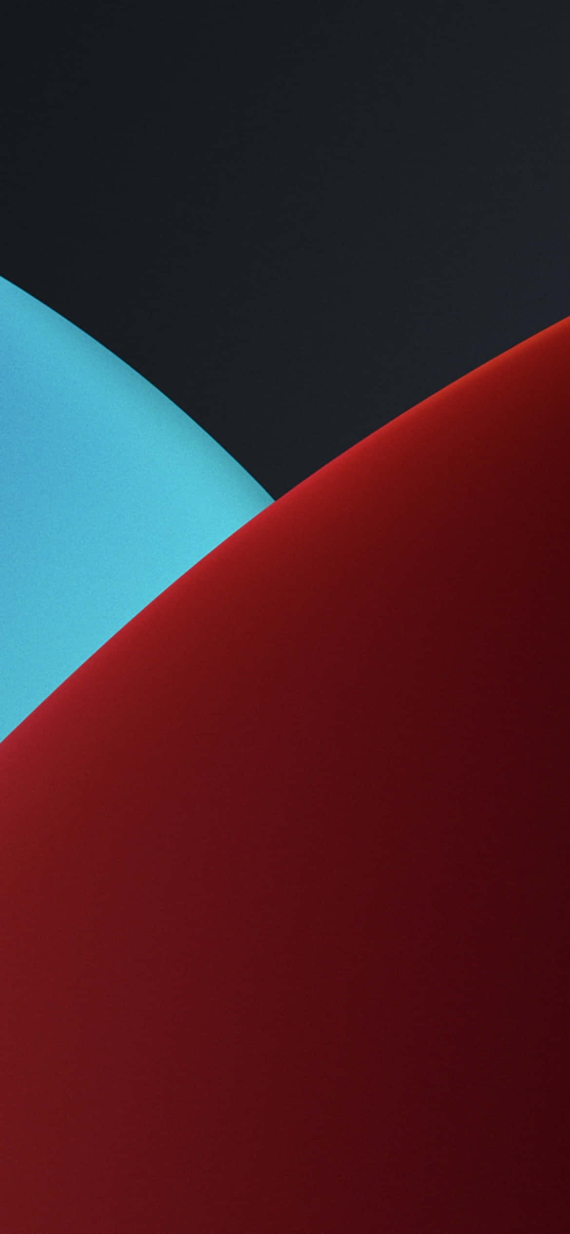 iOS 13 Overlapping Shapes Background Wallpaper