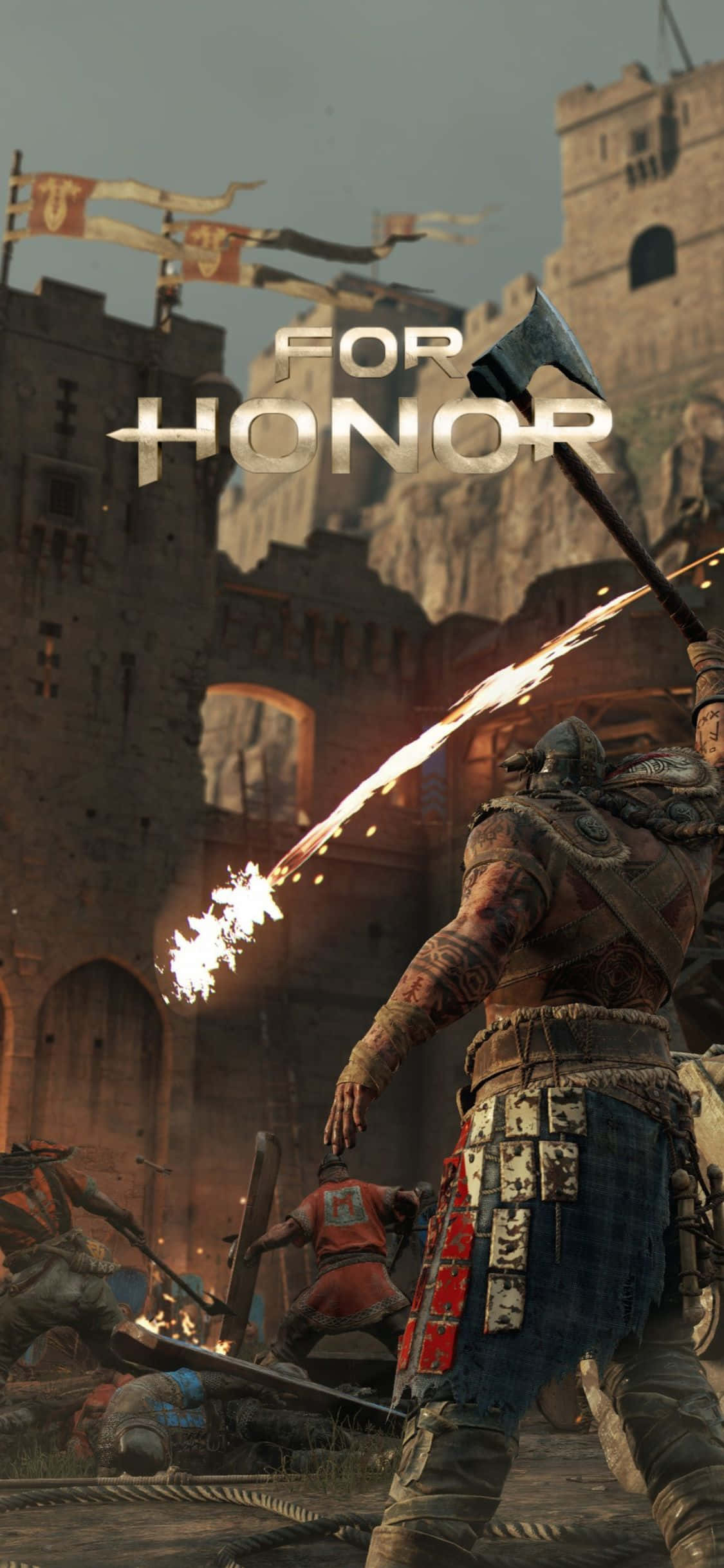 Ipagdiwang ang iyong kabayanihan gamit ang bagong iPhone Xs For Honor! Wallpaper
