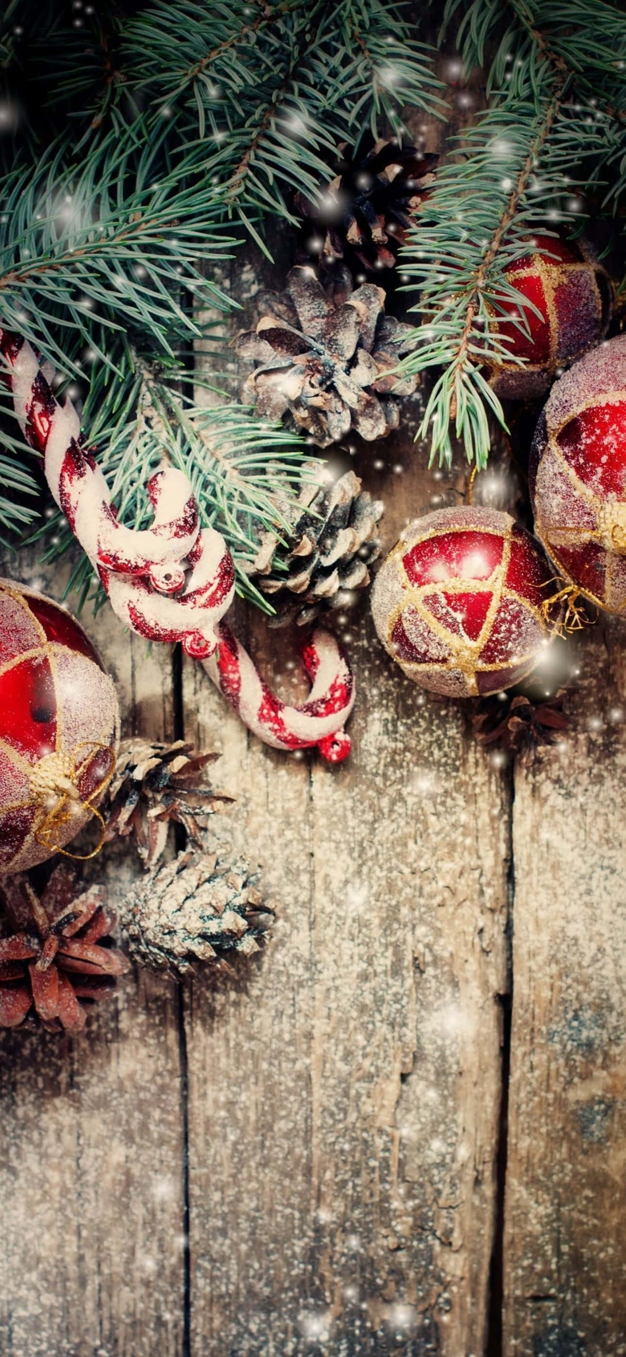 Ipagdiwang ang Pasko gamit ang bagong iPhone background Wallpaper
